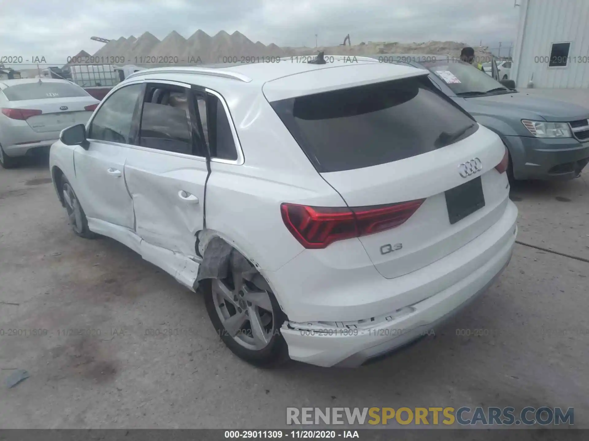 3 Фотография поврежденного автомобиля WA1AECF36K1078914 AUDI Q3 2019