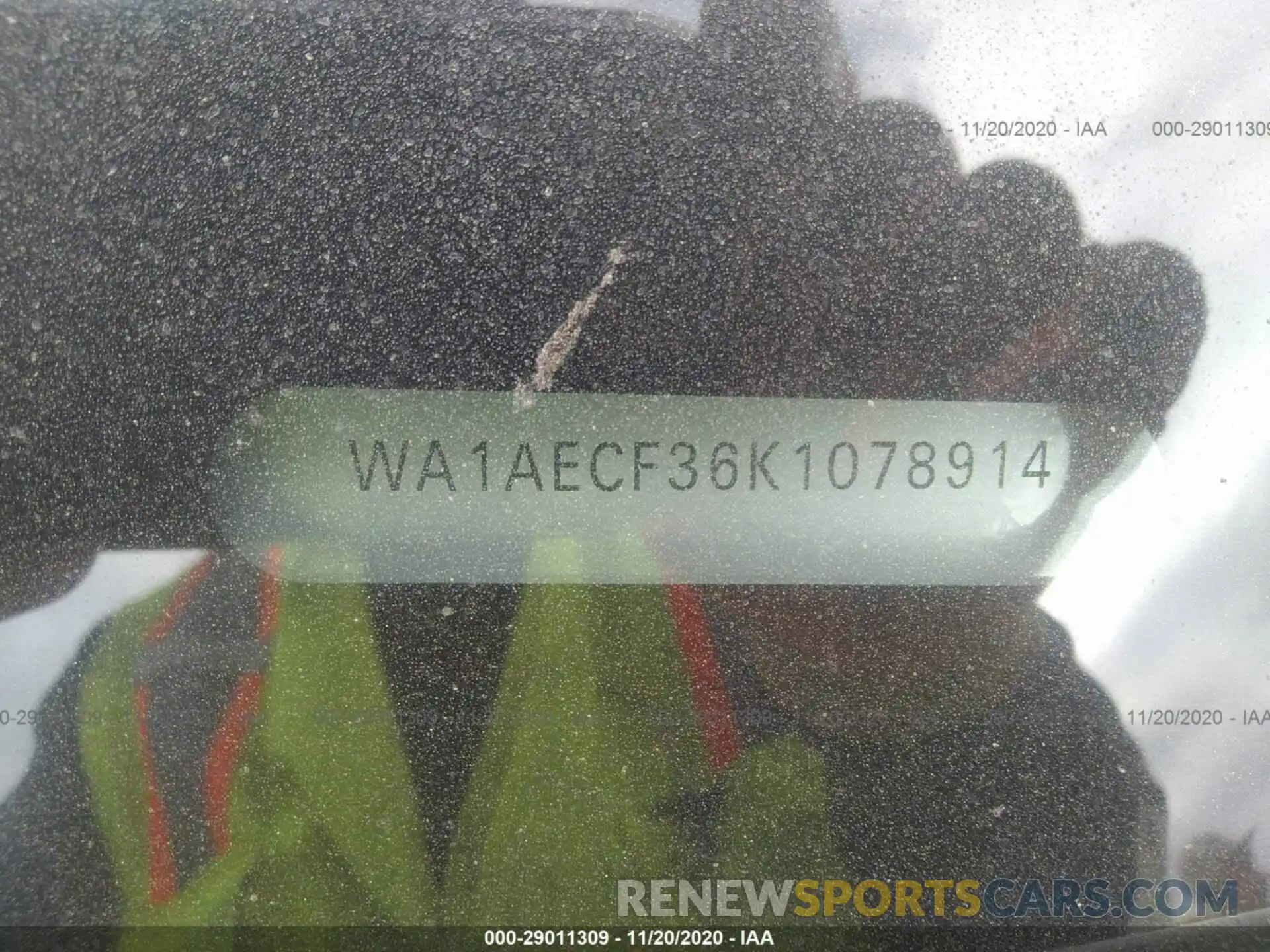 9 Photograph of a damaged car WA1AECF36K1078914 AUDI Q3 2019