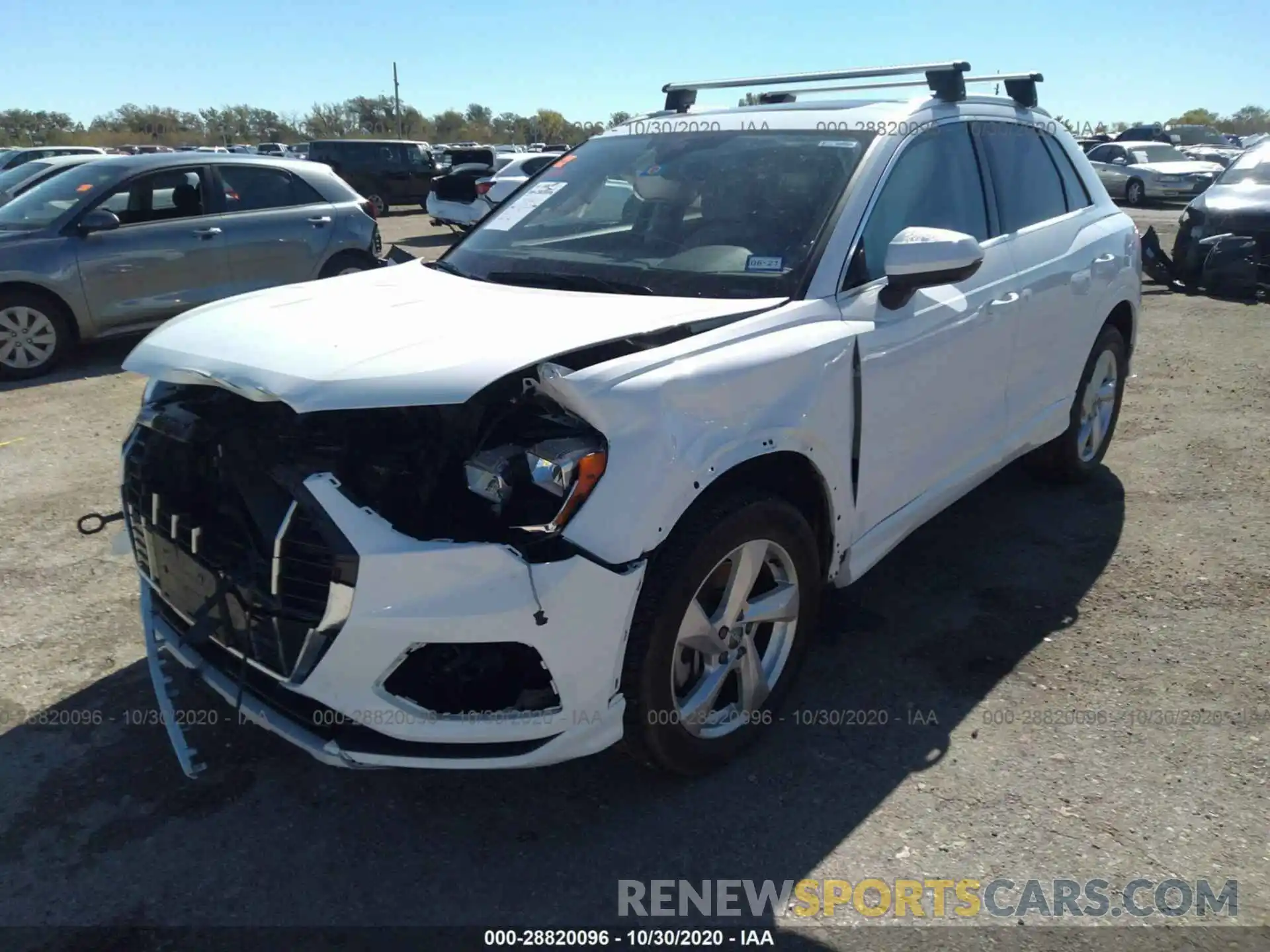 2 Photograph of a damaged car WA1AECF36K1079349 AUDI Q3 2019