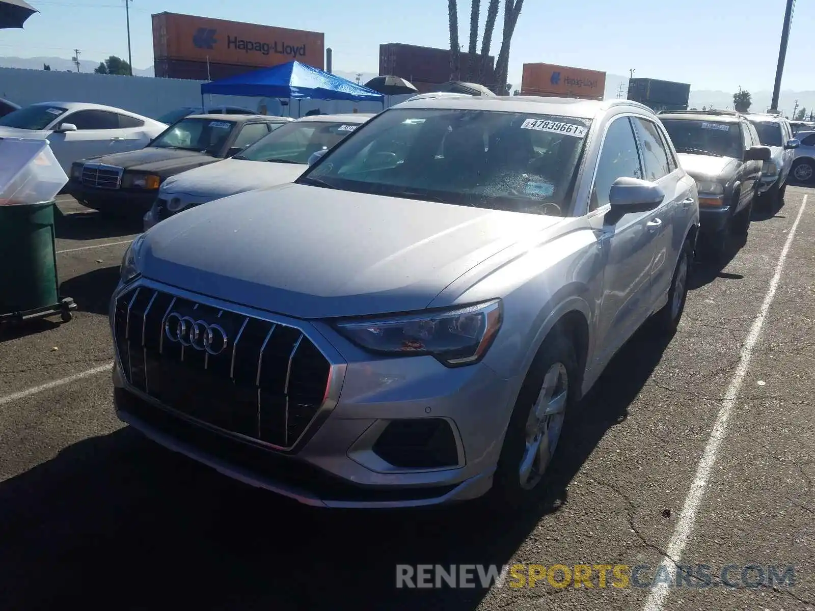 2 Photograph of a damaged car WA1AECF37K1068666 AUDI Q3 2019