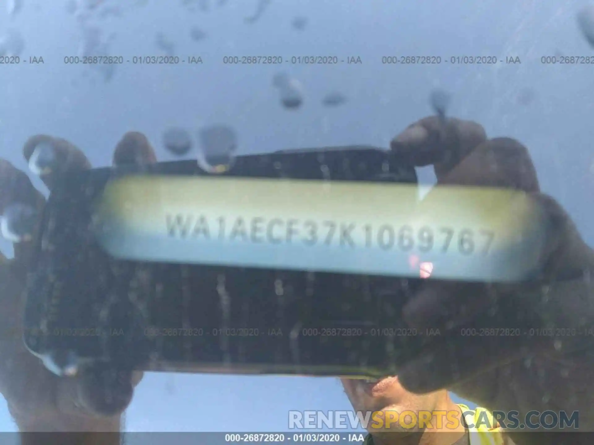 9 Фотография поврежденного автомобиля WA1AECF37K1069767 AUDI Q3 2019