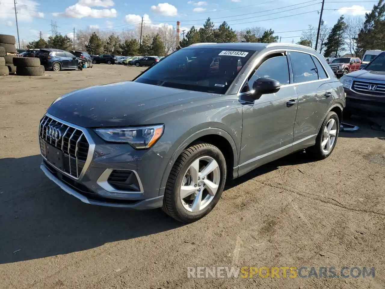 1 Photograph of a damaged car WA1AECF37K1077965 AUDI Q3 2019