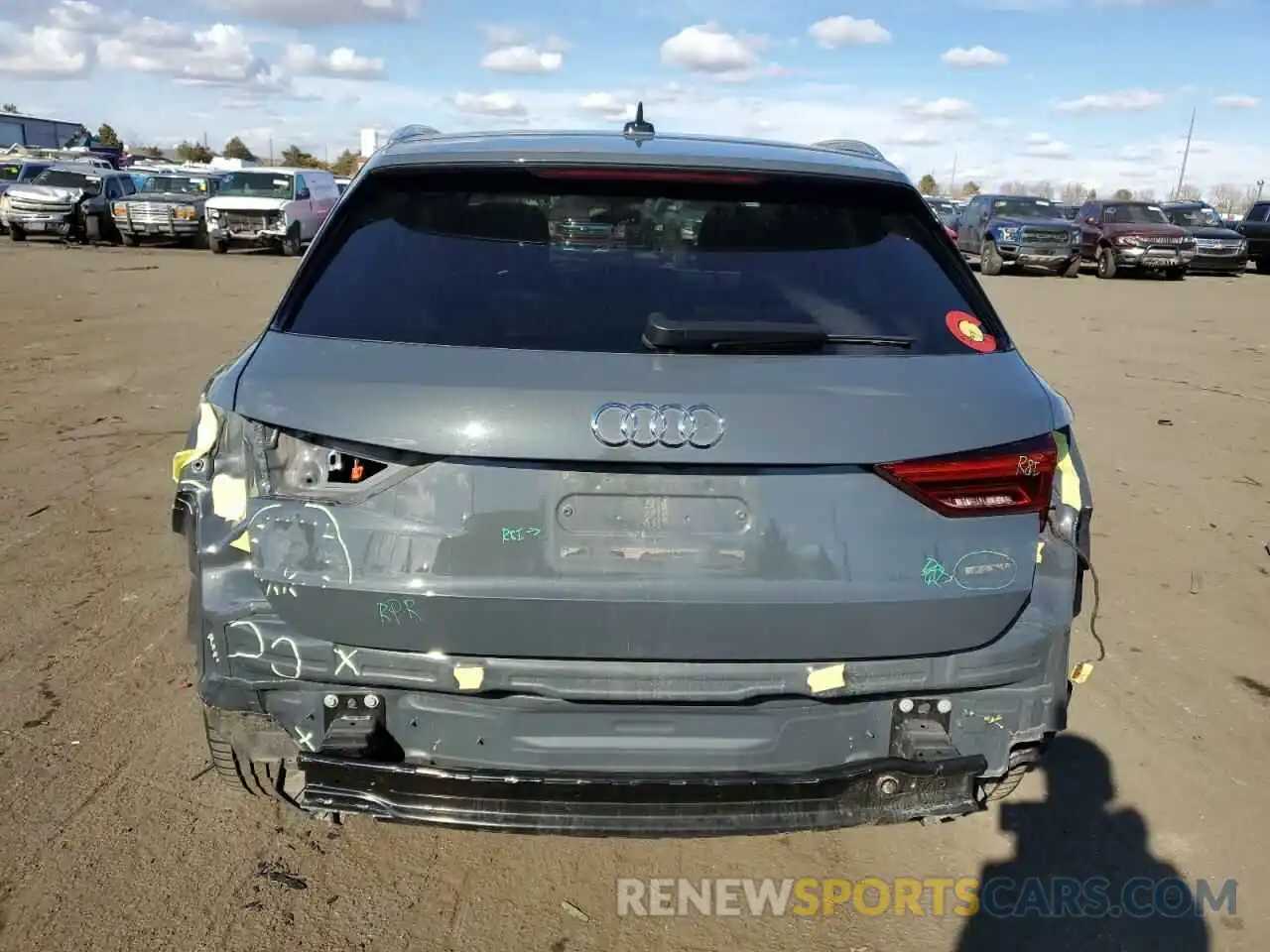 6 Фотография поврежденного автомобиля WA1AECF37K1077965 AUDI Q3 2019