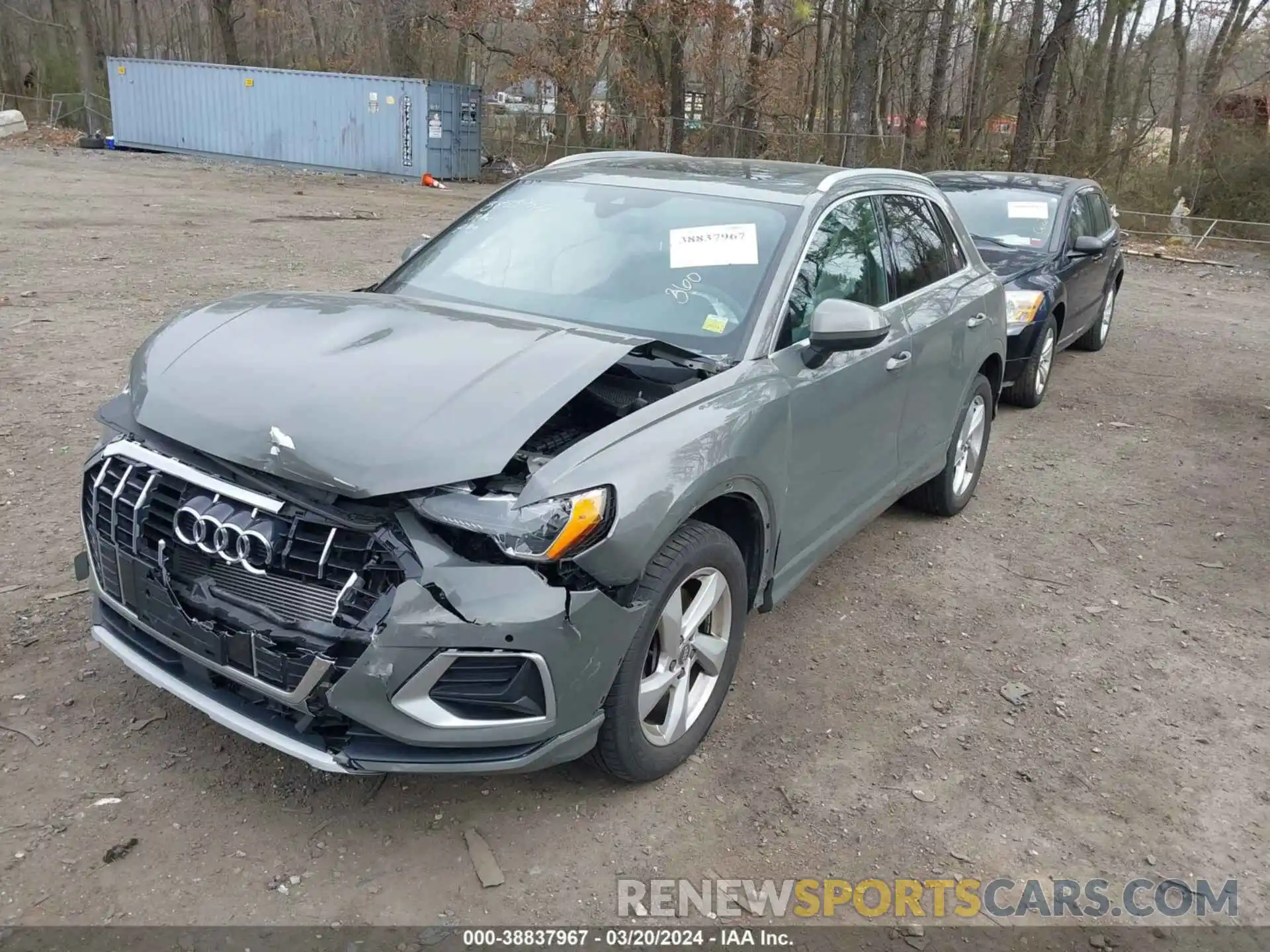 2 Photograph of a damaged car WA1AECF37K1079974 AUDI Q3 2019