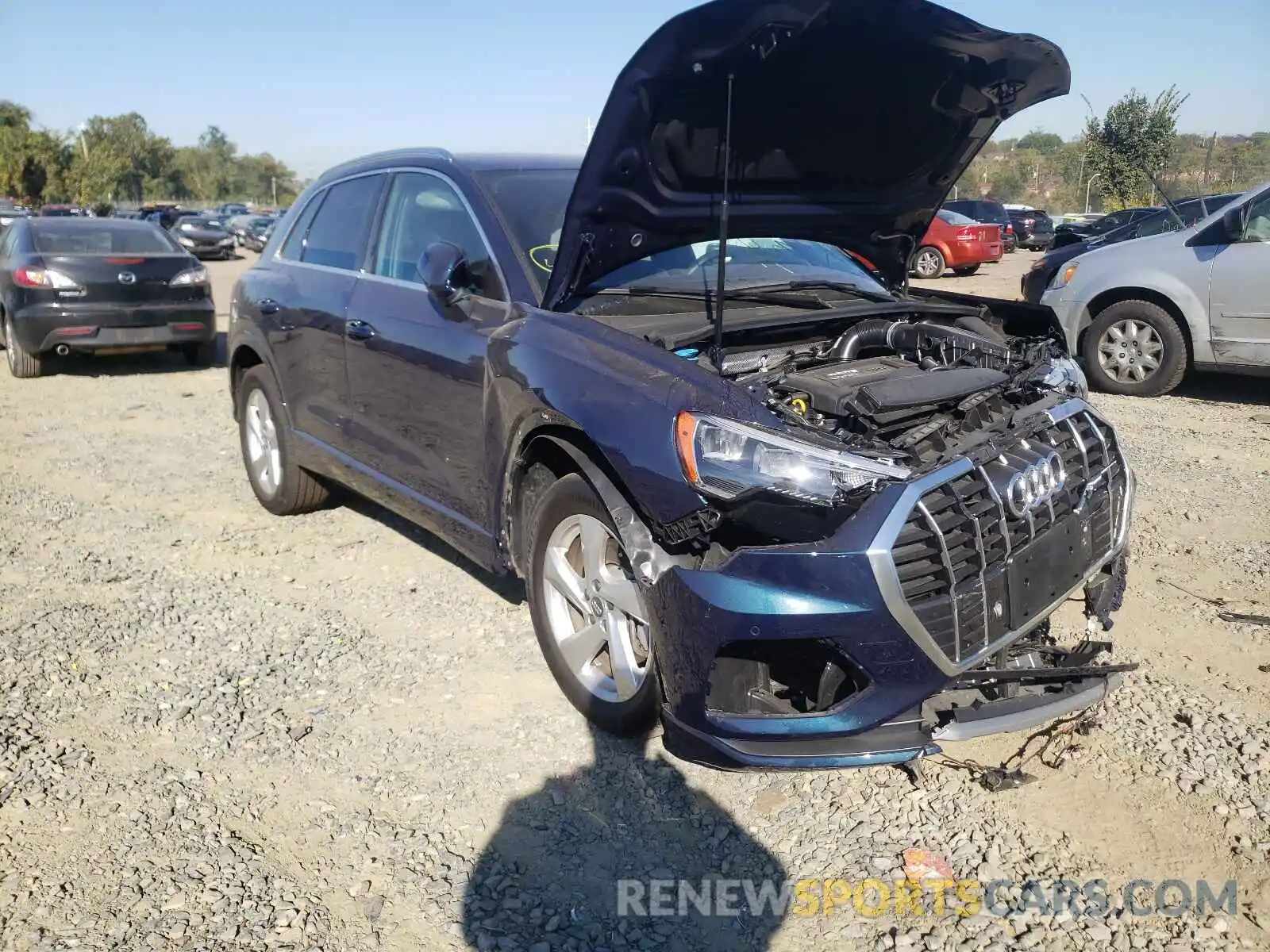 1 Photograph of a damaged car WA1AECF39K1065218 AUDI Q3 2019