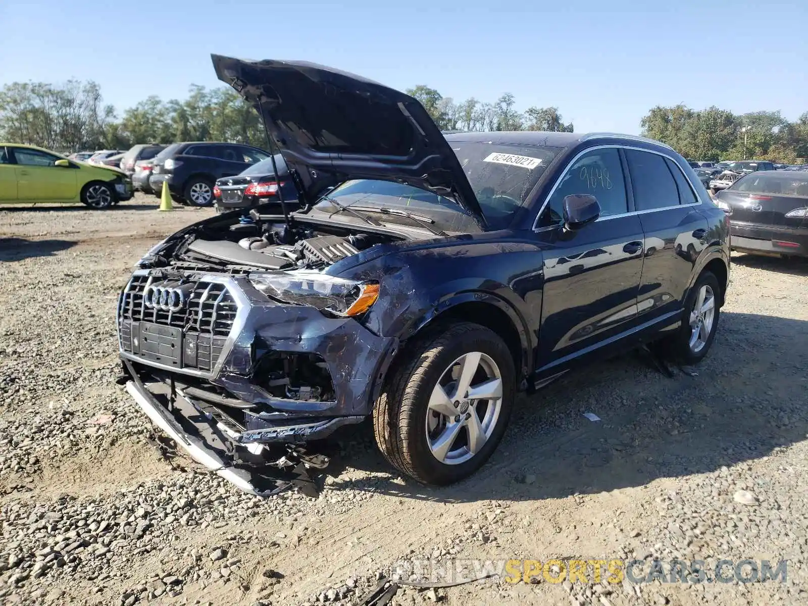 2 Photograph of a damaged car WA1AECF39K1065218 AUDI Q3 2019