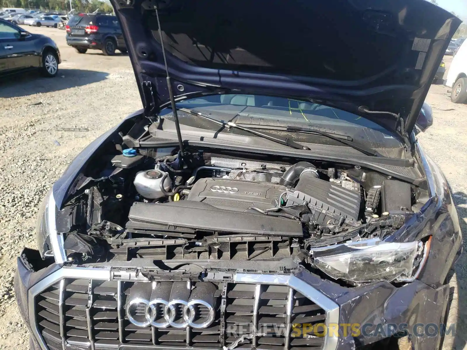 7 Фотография поврежденного автомобиля WA1AECF39K1065218 AUDI Q3 2019