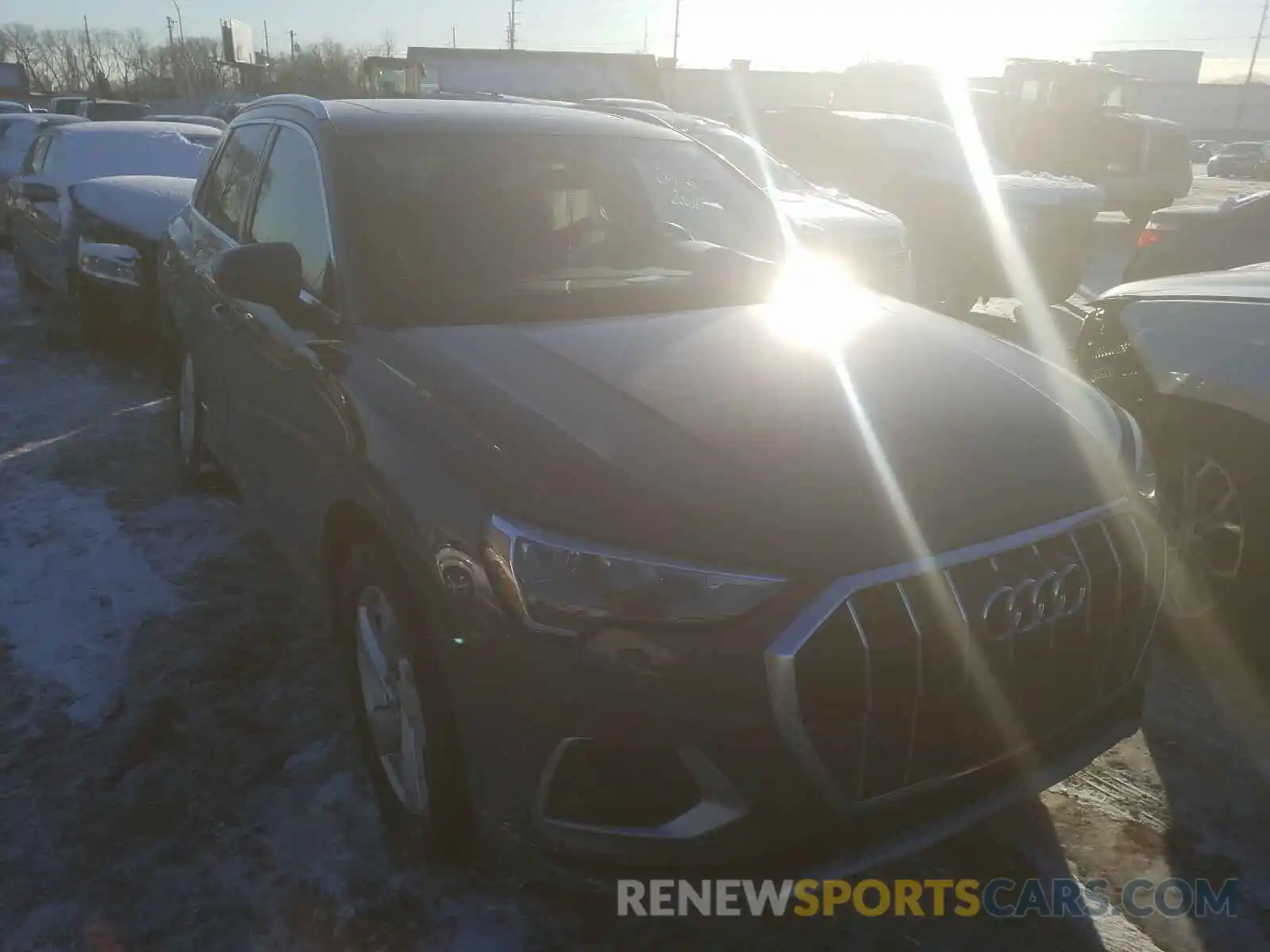 1 Photograph of a damaged car WA1AECF3XK1077720 AUDI Q3 2019