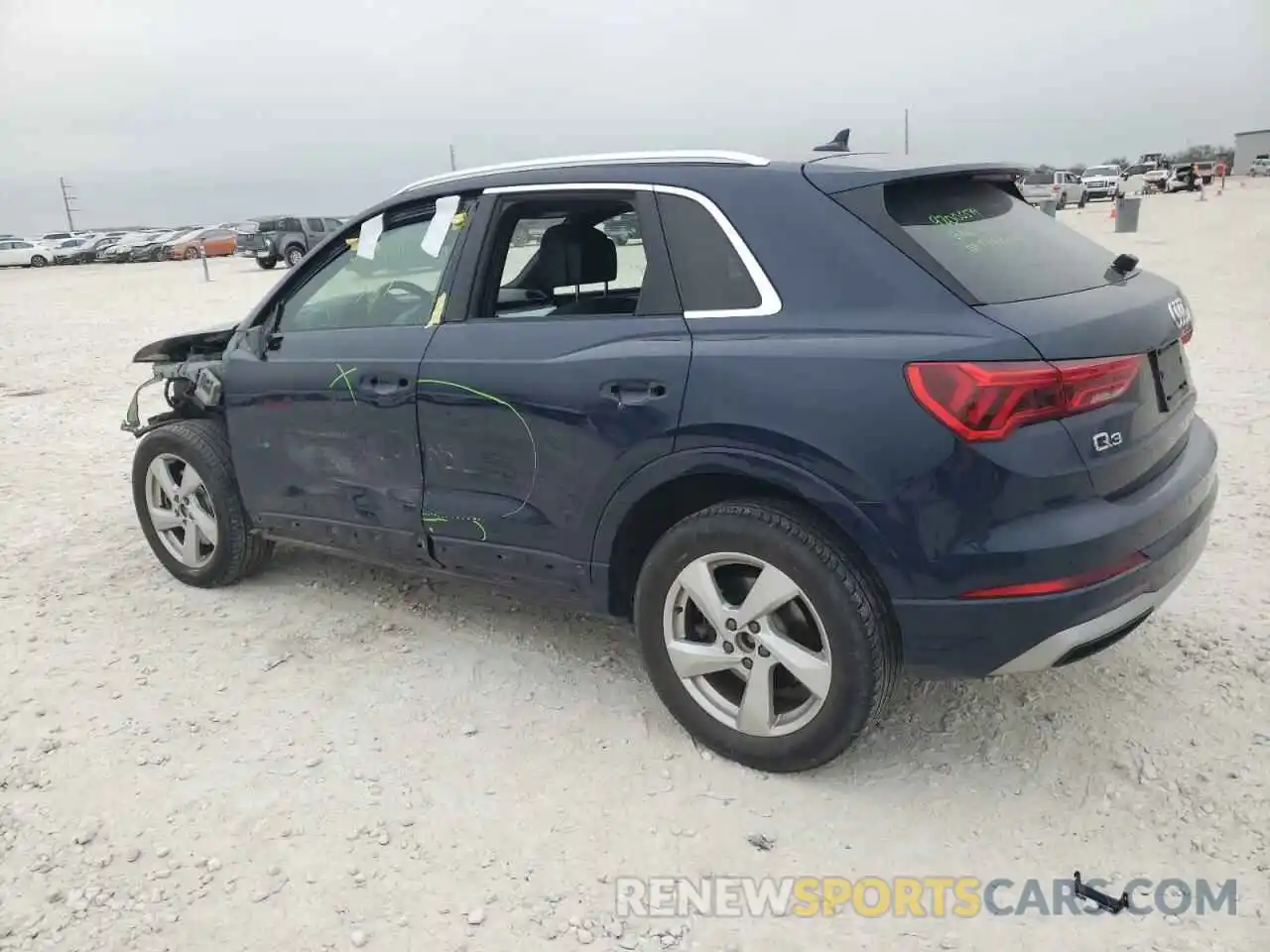 2 Photograph of a damaged car WA1AECF3XK1080410 AUDI Q3 2019