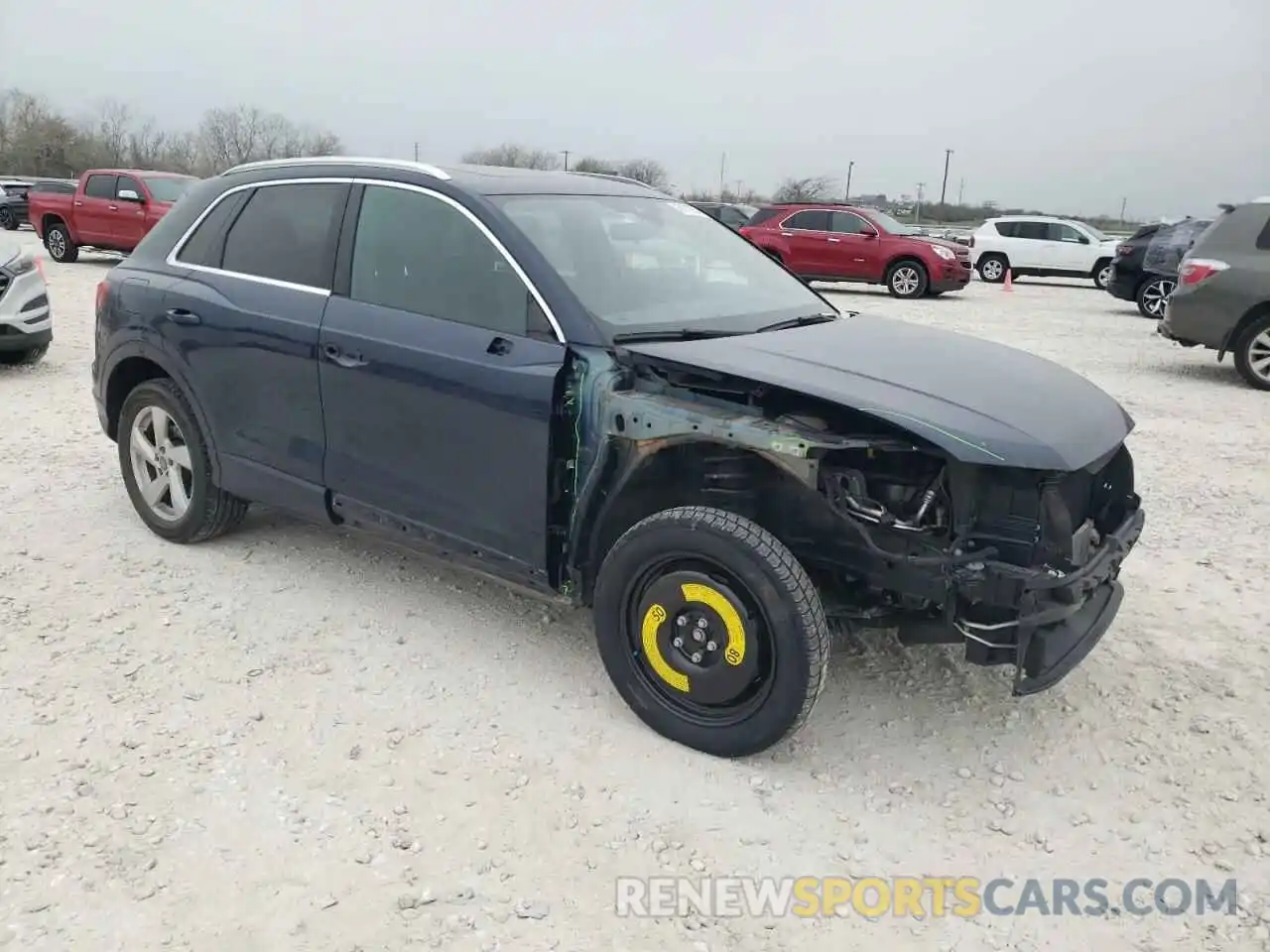 4 Photograph of a damaged car WA1AECF3XK1080410 AUDI Q3 2019