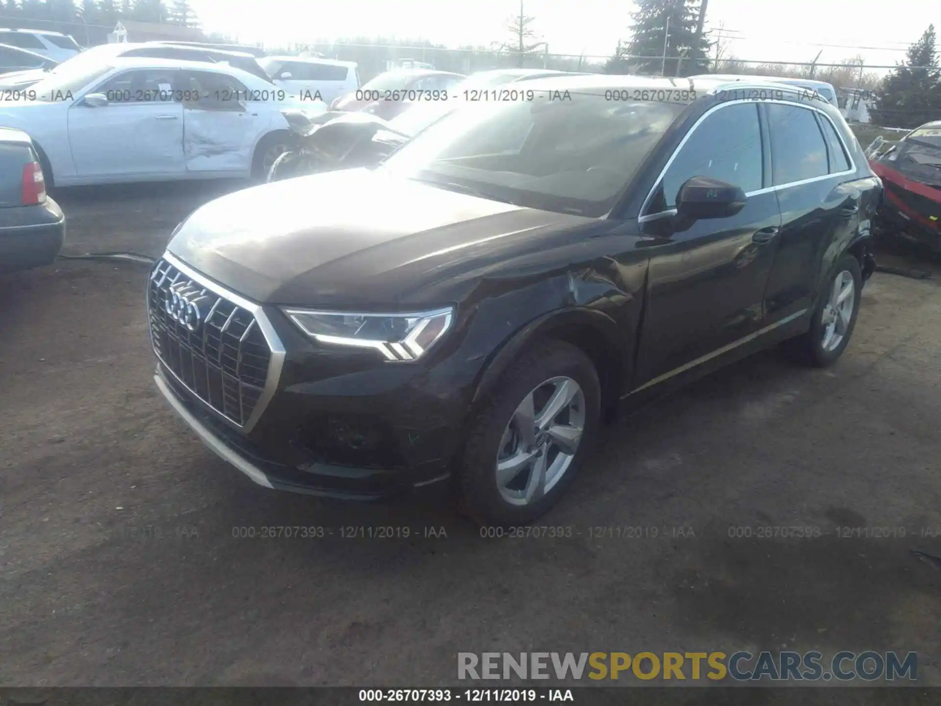 2 Фотография поврежденного автомобиля WA1BECF31K1064231 AUDI Q3 2019