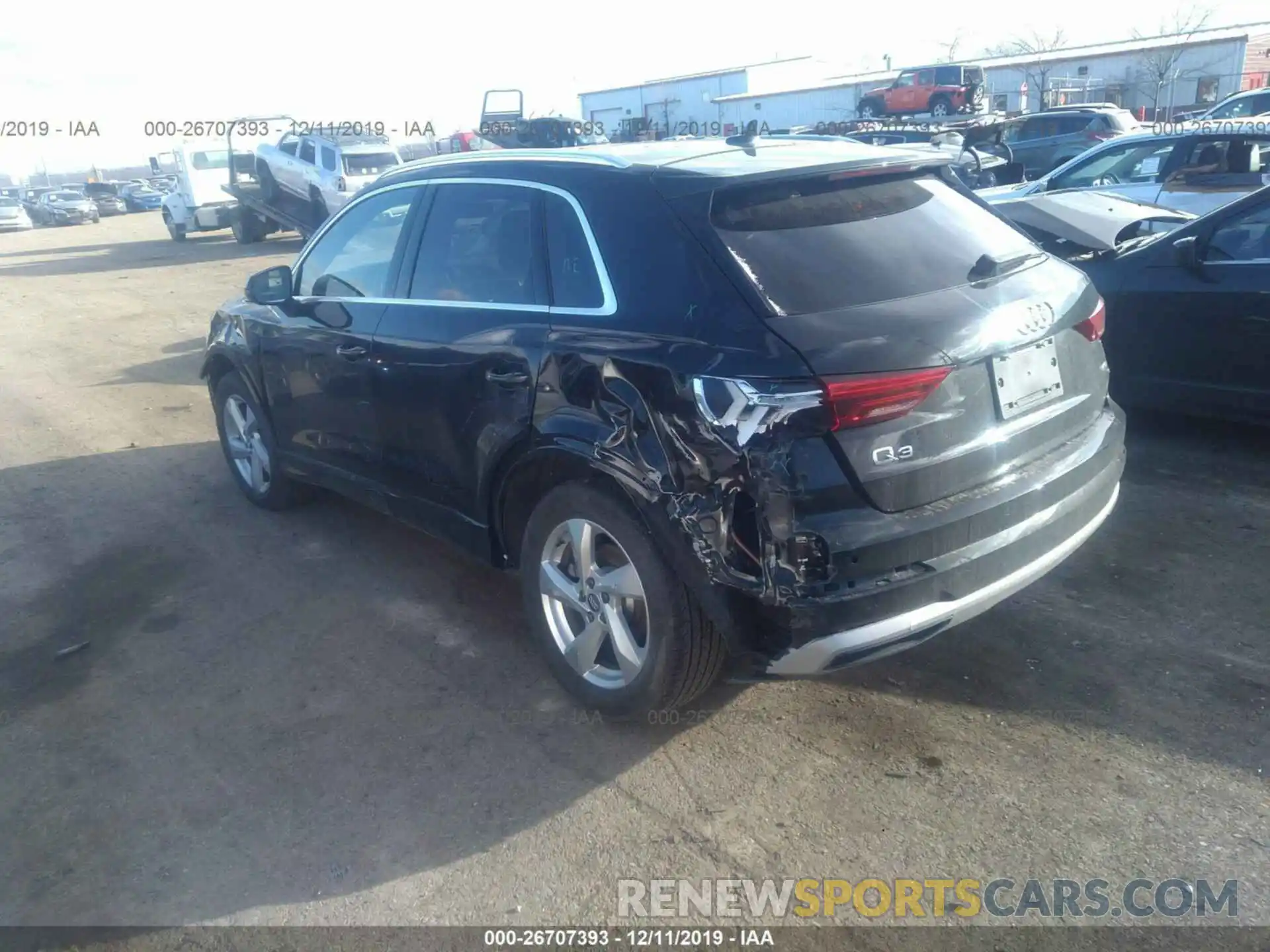 3 Фотография поврежденного автомобиля WA1BECF31K1064231 AUDI Q3 2019