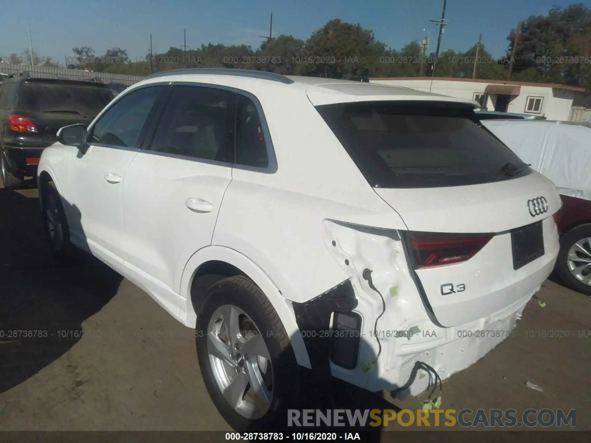 3 Photograph of a damaged car WA1BECF31K1067534 AUDI Q3 2019