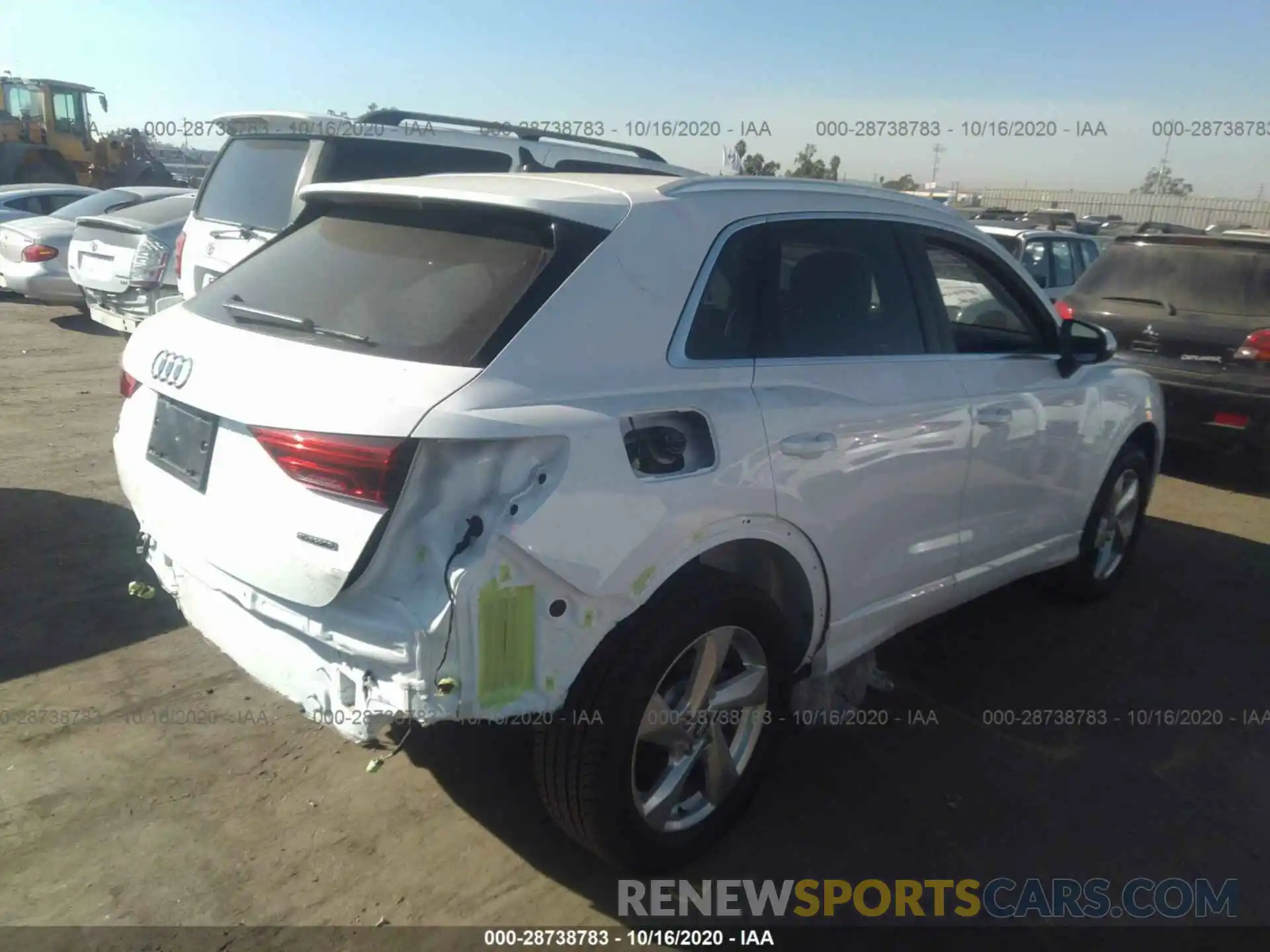 4 Фотография поврежденного автомобиля WA1BECF31K1067534 AUDI Q3 2019