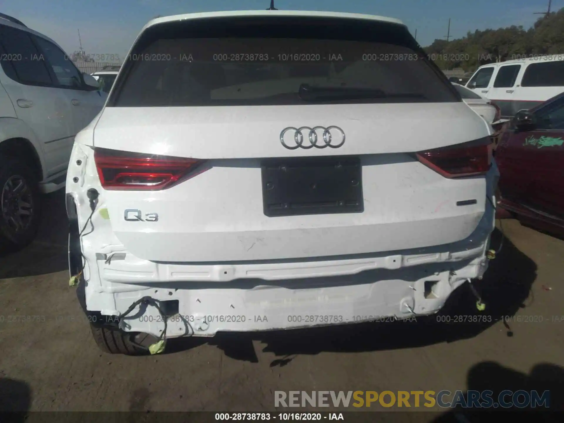 6 Photograph of a damaged car WA1BECF31K1067534 AUDI Q3 2019