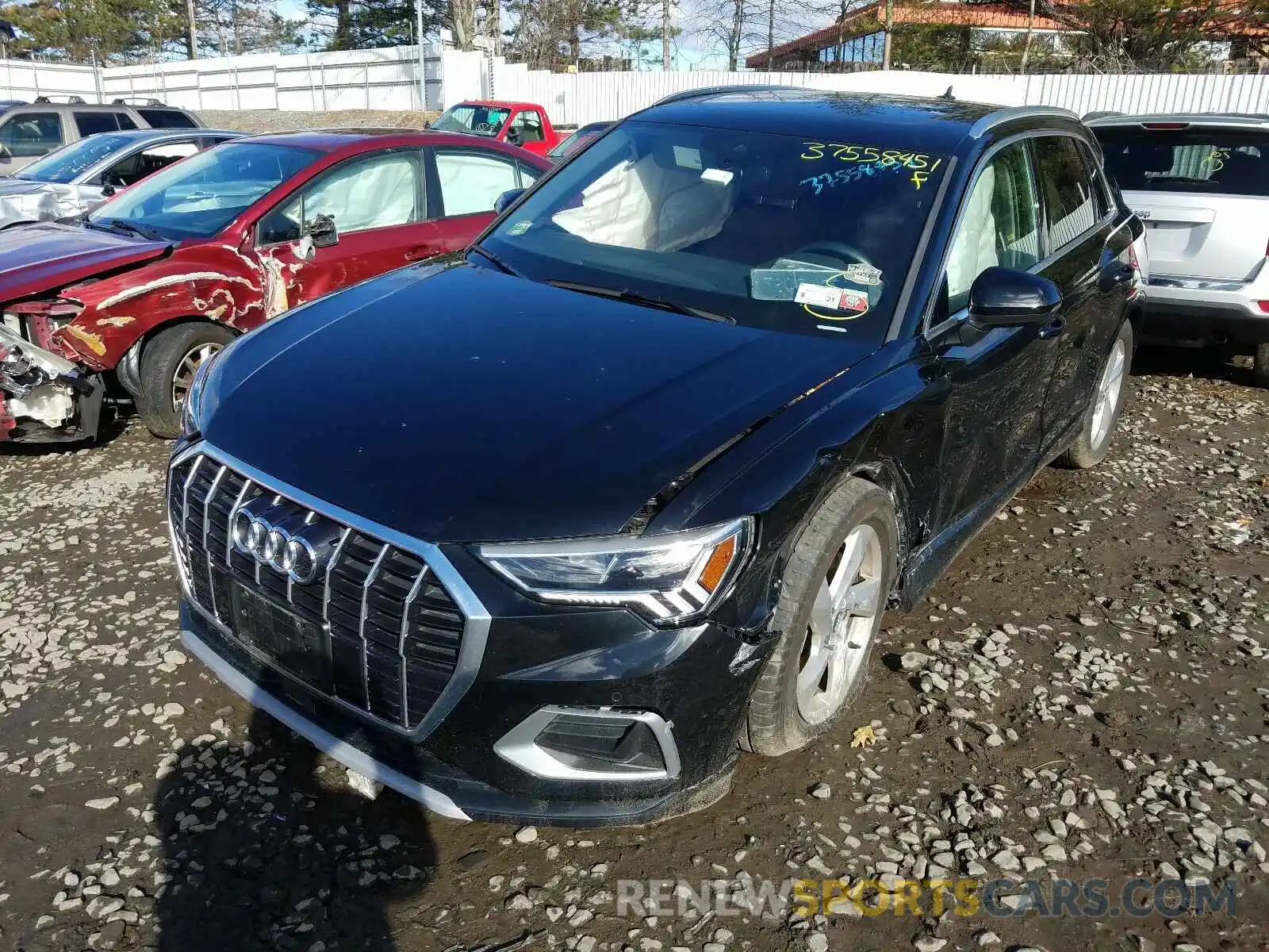 2 Photograph of a damaged car WA1BECF32K1070071 AUDI Q3 2019