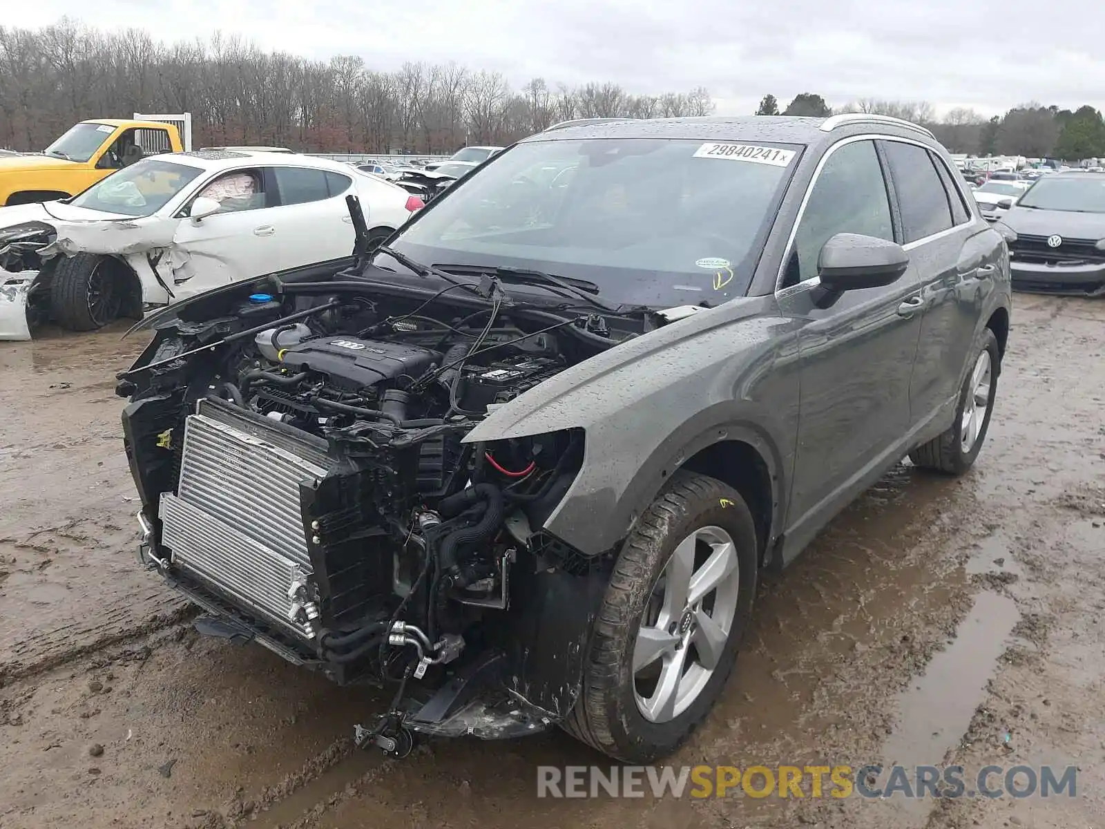 2 Photograph of a damaged car WA1BECF34K1071903 AUDI Q3 2019