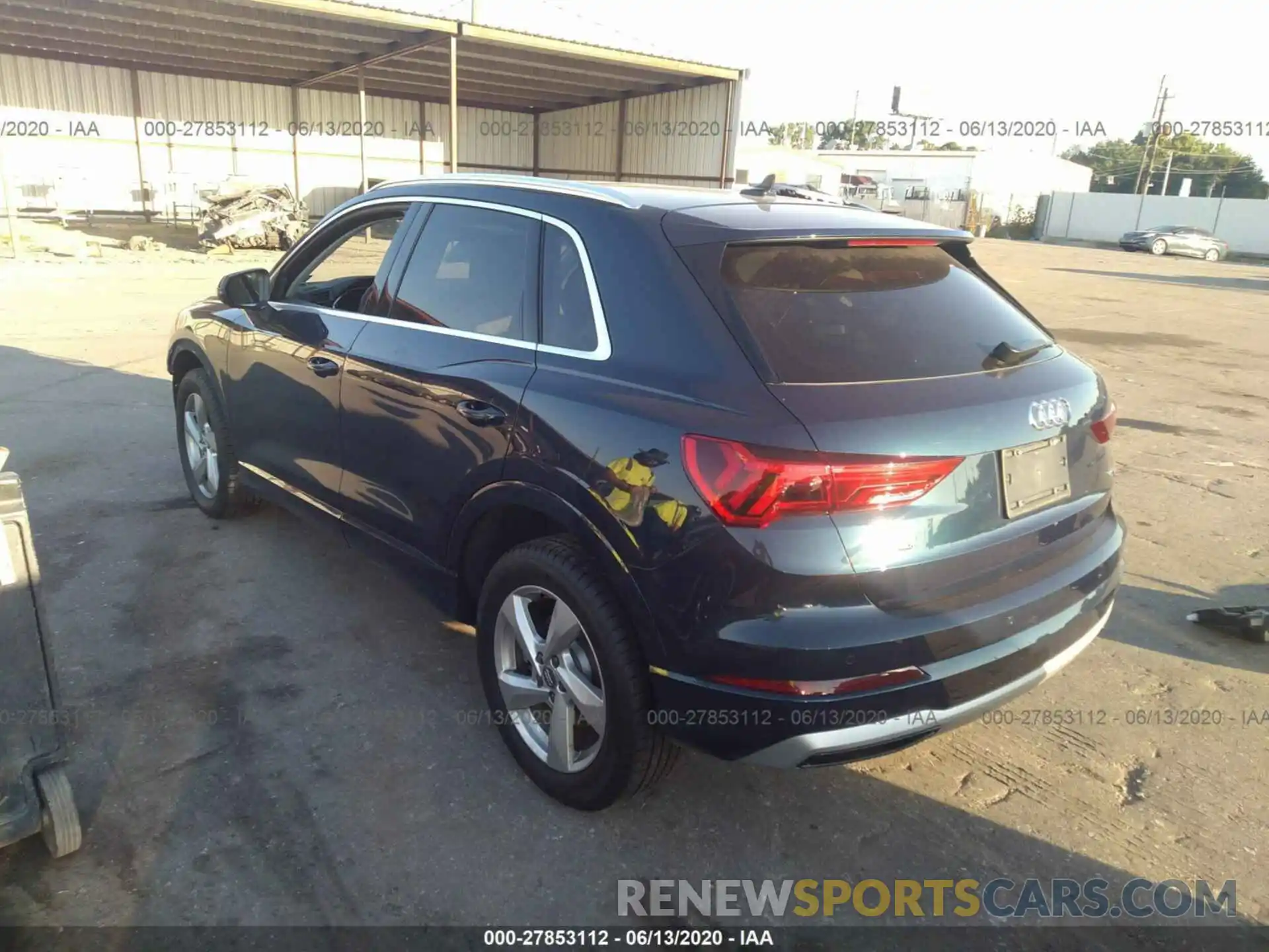 3 Photograph of a damaged car WA1BECF36K1080036 AUDI Q3 2019