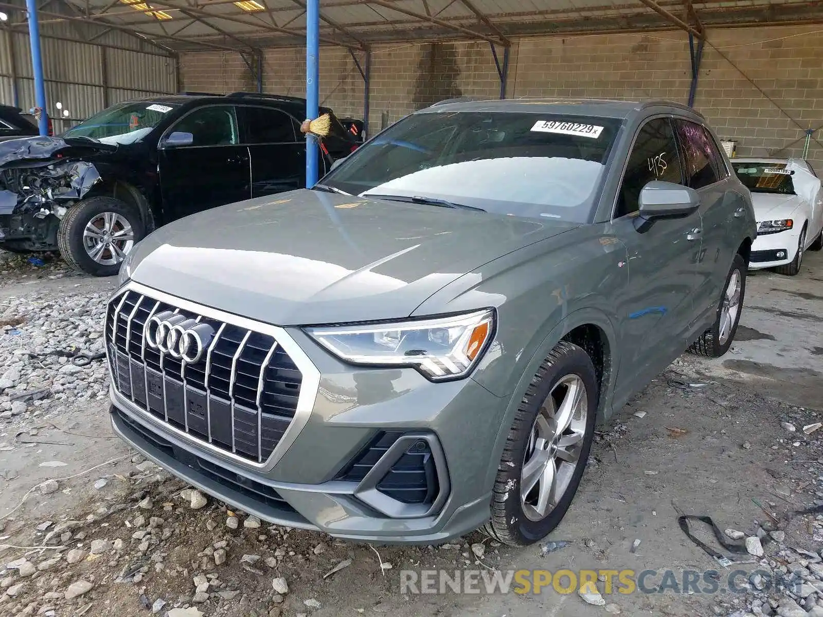 2 Фотография поврежденного автомобиля WA1EECF30K1070406 AUDI Q3 2019