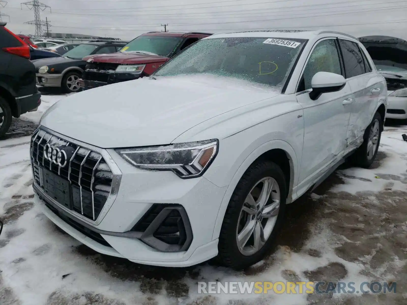 2 Photograph of a damaged car WA1EECF31K1067756 AUDI Q3 2019