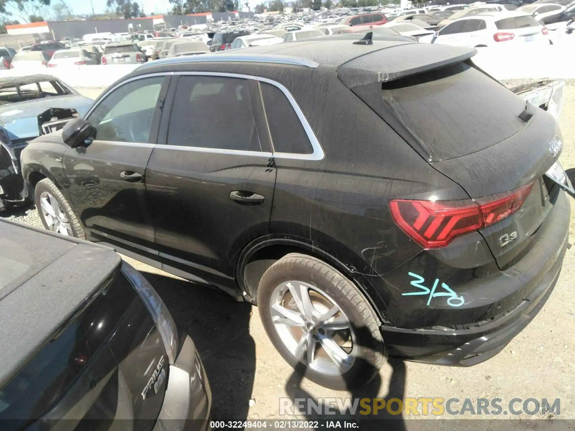 3 Photograph of a damaged car WA1EECF32K1062209 AUDI Q3 2019