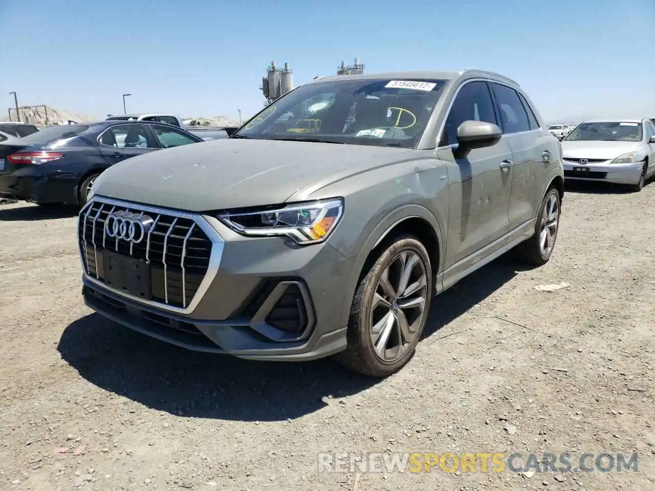 2 Photograph of a damaged car WA1EECF32K1064784 AUDI Q3 2019