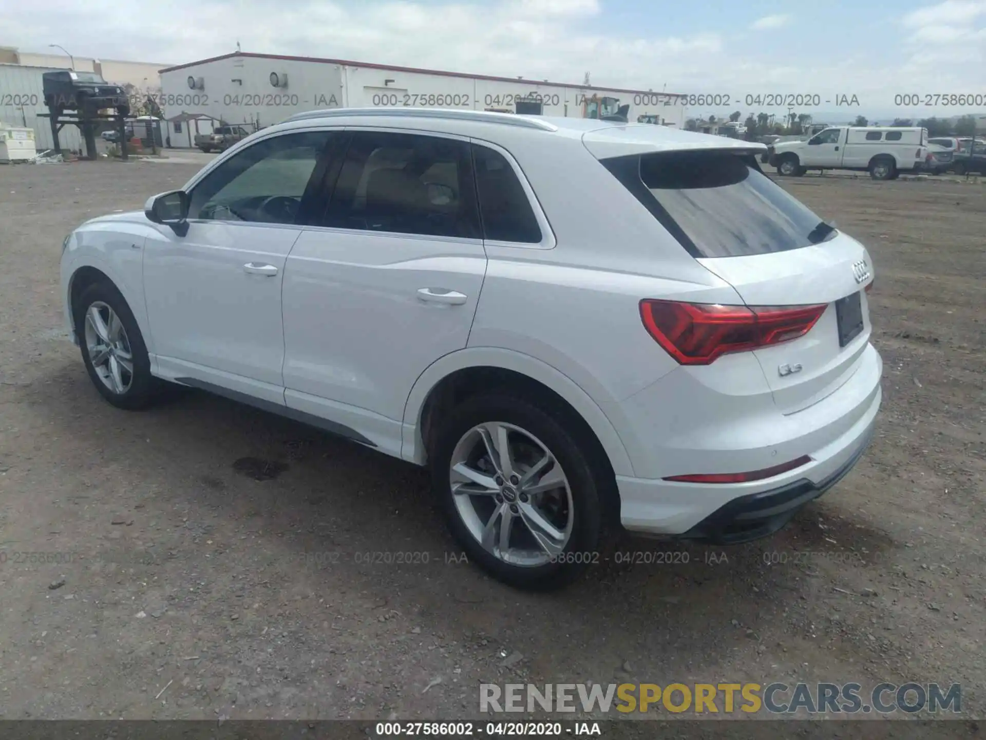 3 Photograph of a damaged car WA1EECF34K1068111 AUDI Q3 2019