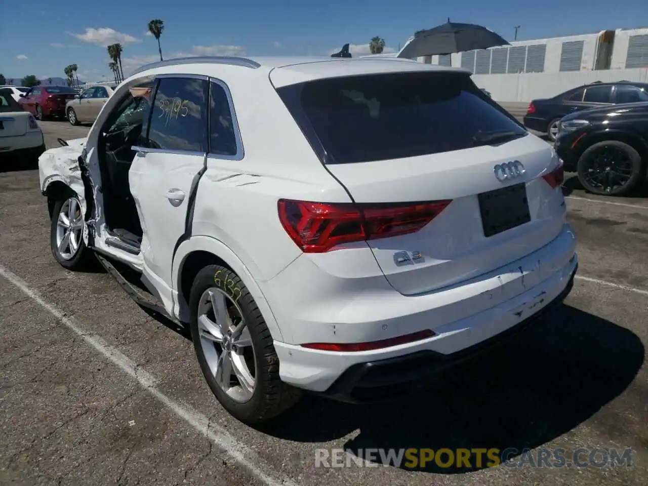 3 Photograph of a damaged car WA1EECF38K1071450 AUDI Q3 2019