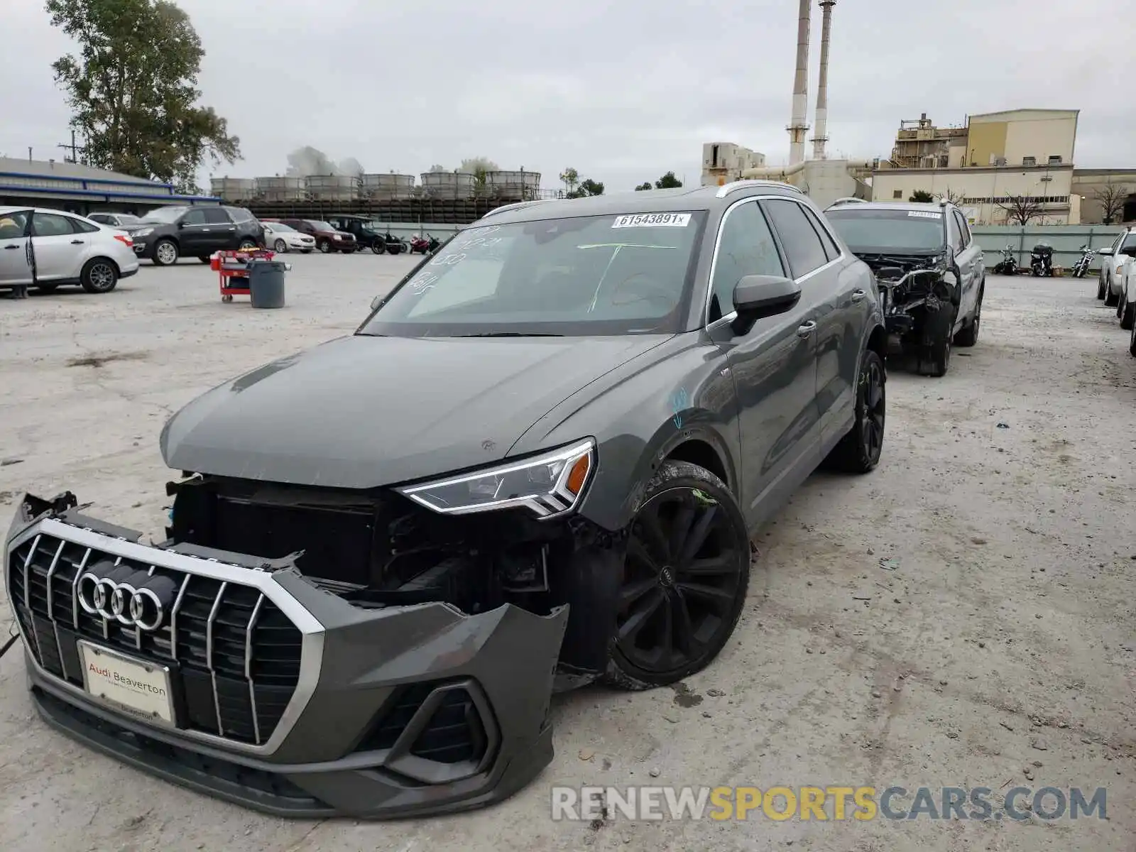 2 Фотография поврежденного автомобиля WA1EECF38K1073490 AUDI Q3 2019