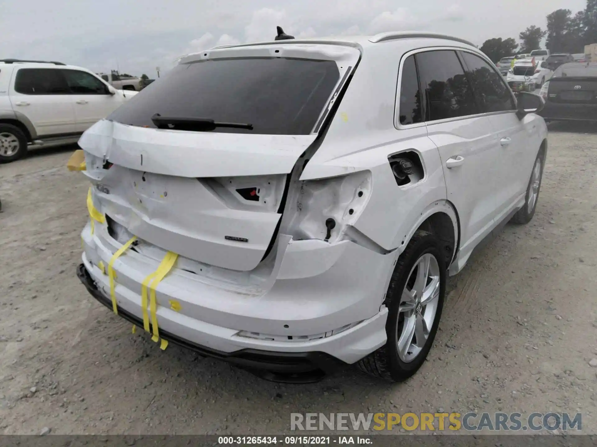 4 Photograph of a damaged car WA1EECF38K1080696 AUDI Q3 2019