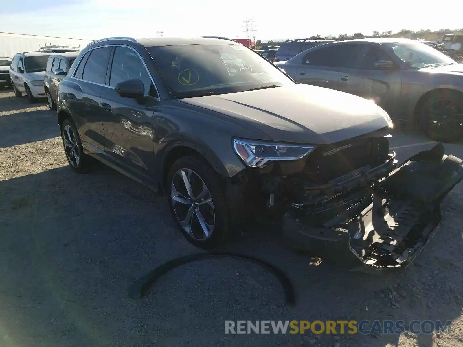 1 Photograph of a damaged car WA1FECF31K1084478 AUDI Q3 2019