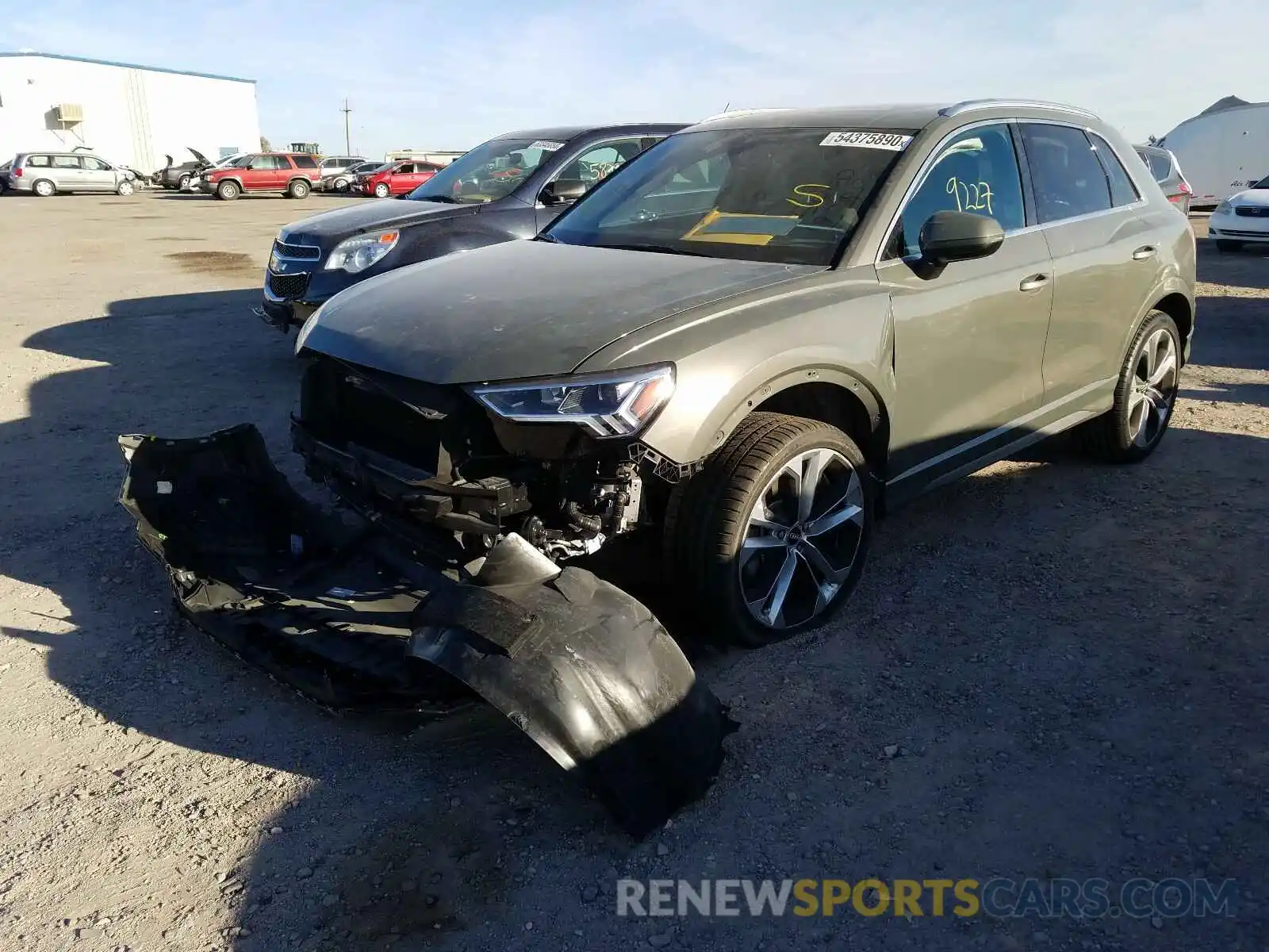 2 Фотография поврежденного автомобиля WA1FECF31K1084478 AUDI Q3 2019