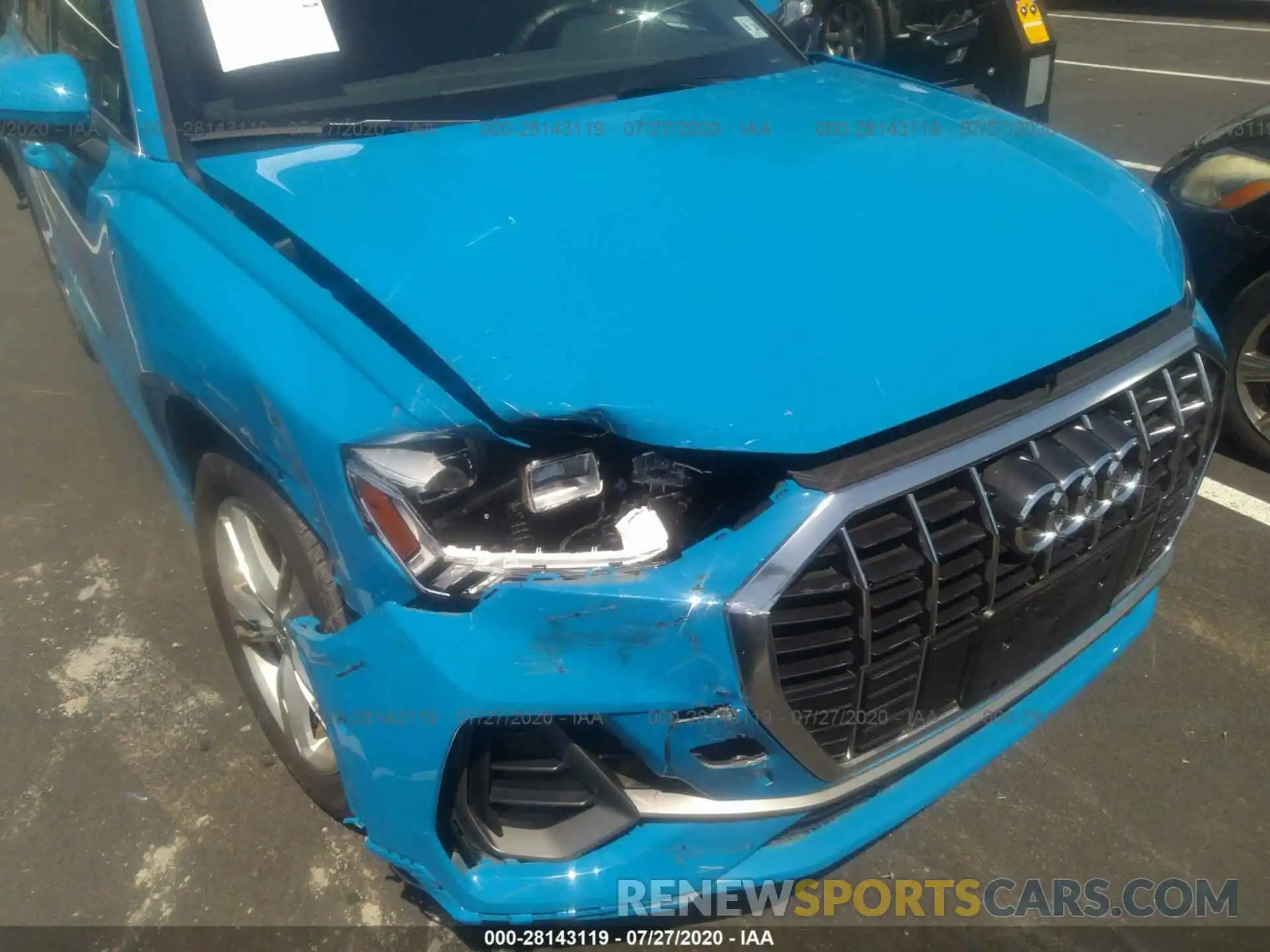 6 Фотография поврежденного автомобиля WA1FECF36K1066817 AUDI Q3 2019