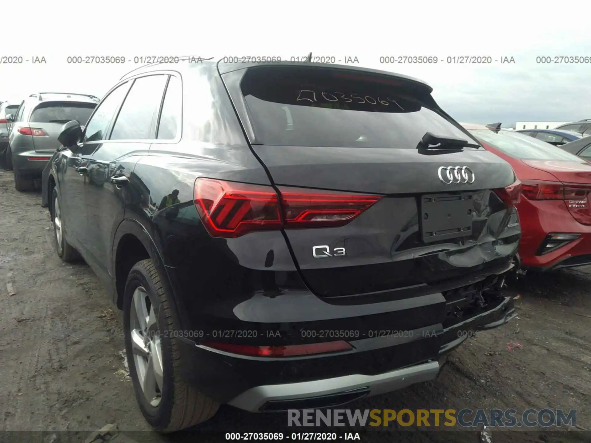 3 Фотография поврежденного автомобиля WA1AECF30L1019729 AUDI Q3 2020