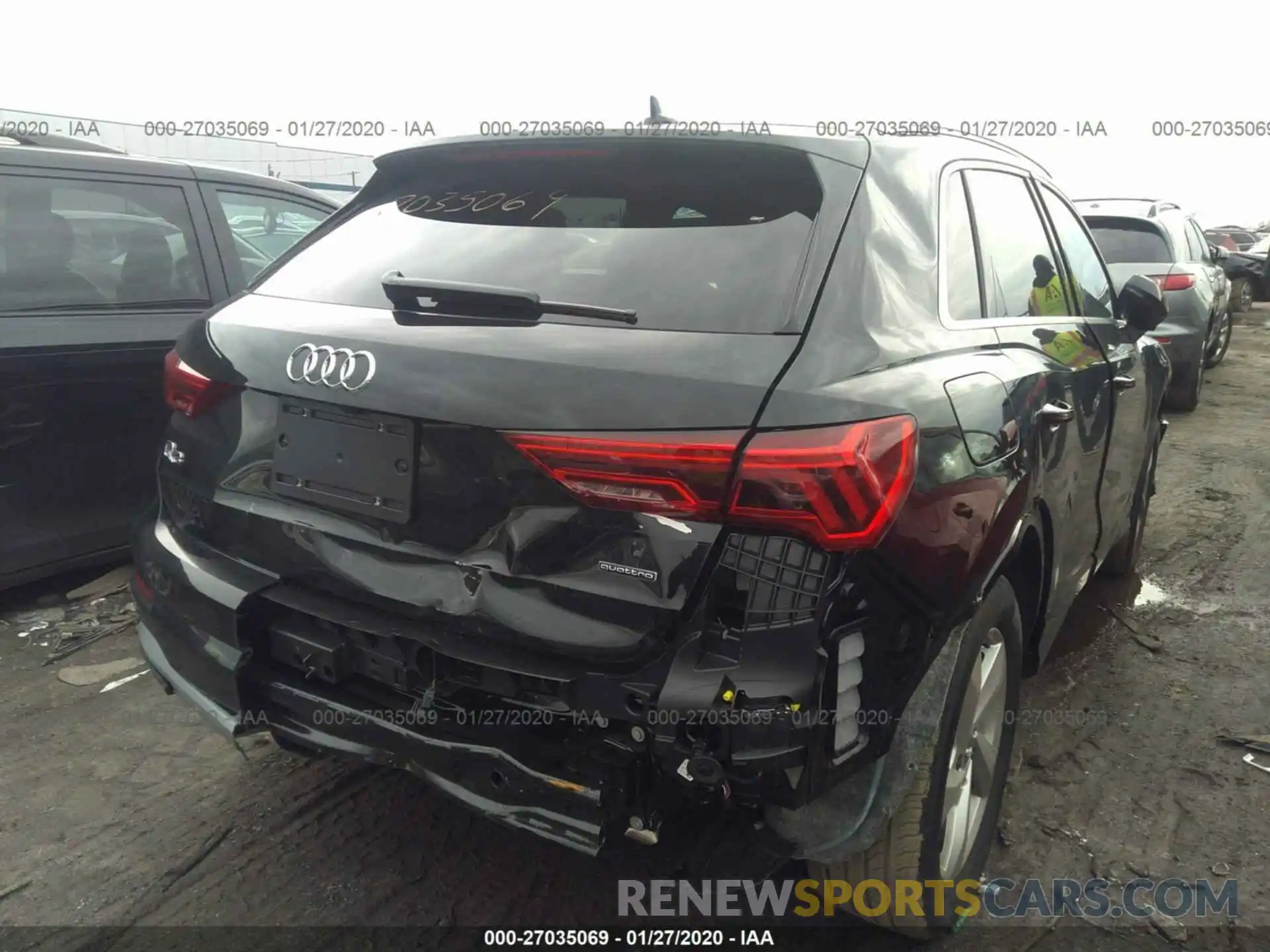 4 Фотография поврежденного автомобиля WA1AECF30L1019729 AUDI Q3 2020