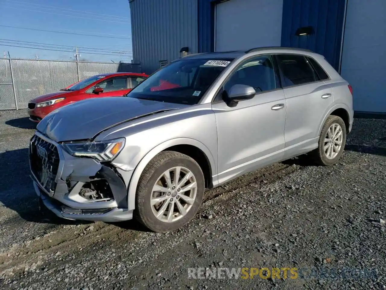 1 Photograph of a damaged car WA1AECF30L1020623 AUDI Q3 2020