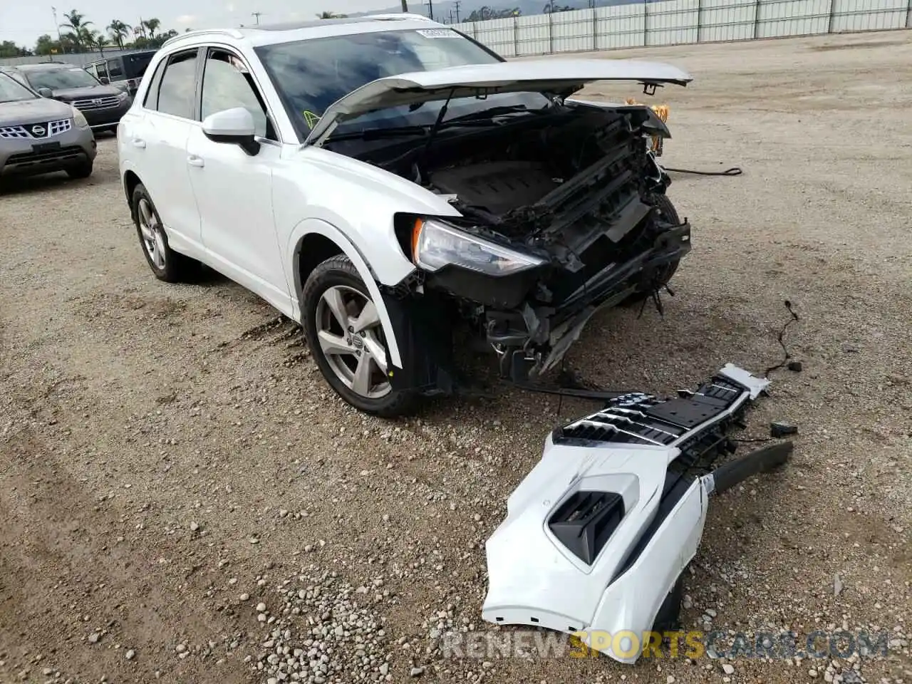 1 Photograph of a damaged car WA1AECF30L1021612 AUDI Q3 2020