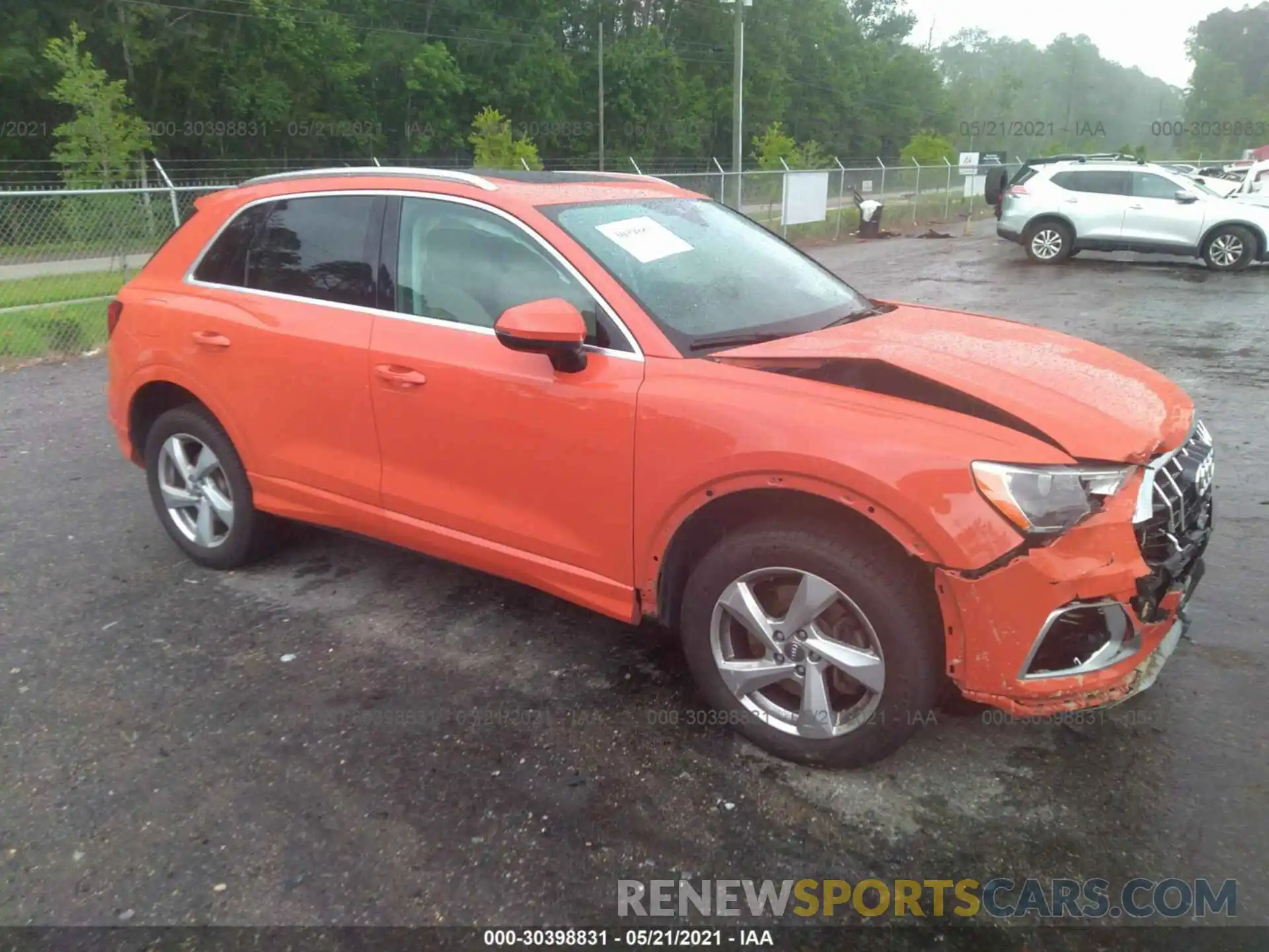 1 Photograph of a damaged car WA1AECF30L1028866 AUDI Q3 2020