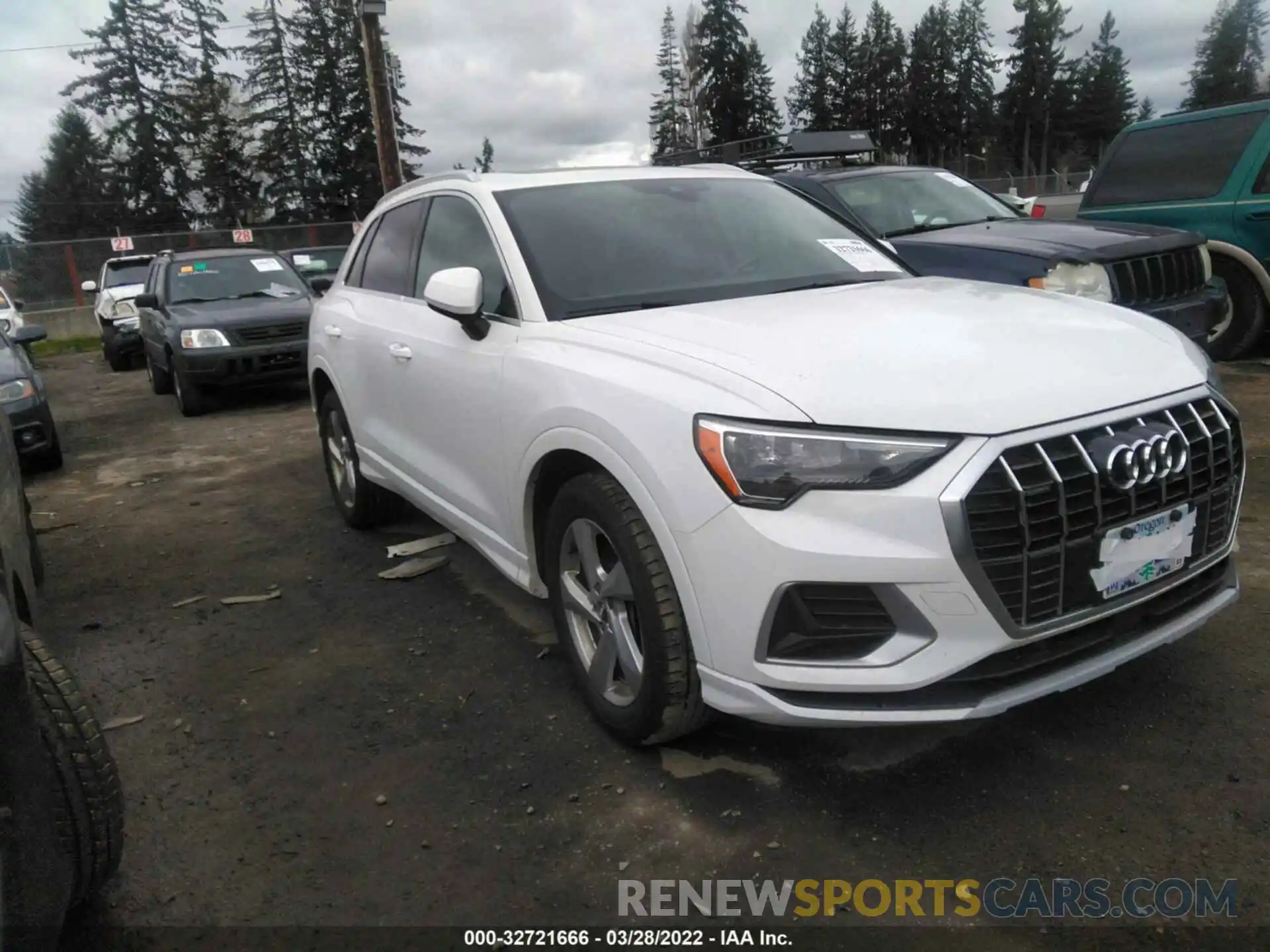 1 Photograph of a damaged car WA1AECF30L1038331 AUDI Q3 2020