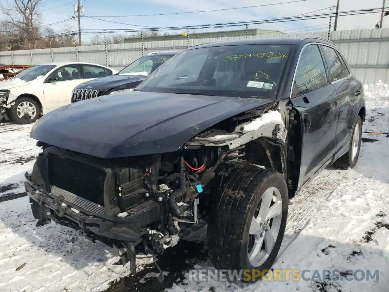 2 Photograph of a damaged car WA1AECF30L1048292 AUDI Q3 2020