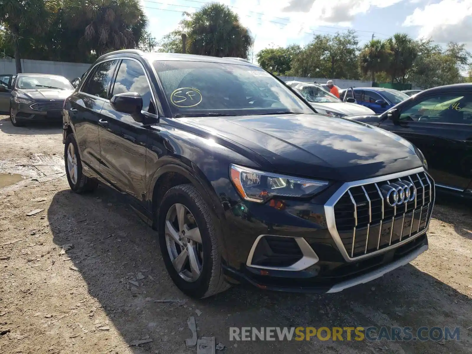 1 Photograph of a damaged car WA1AECF30L1070972 AUDI Q3 2020