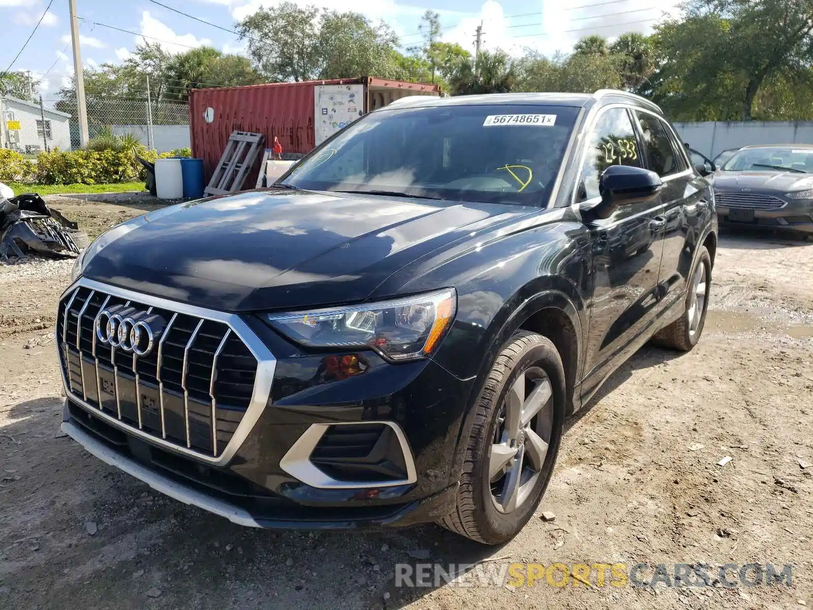 2 Фотография поврежденного автомобиля WA1AECF30L1070972 AUDI Q3 2020