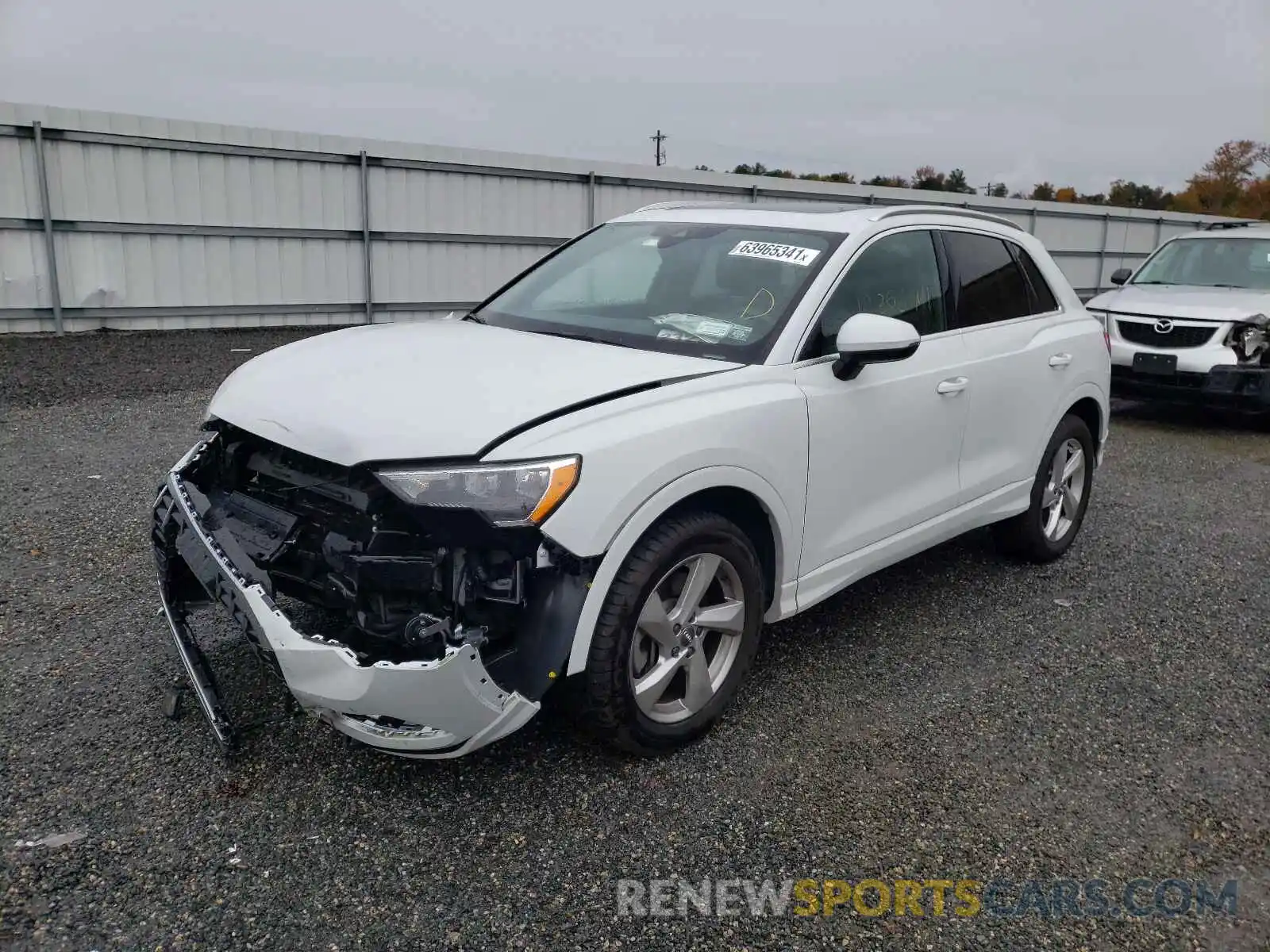 2 Photograph of a damaged car WA1AECF30L1102402 AUDI Q3 2020