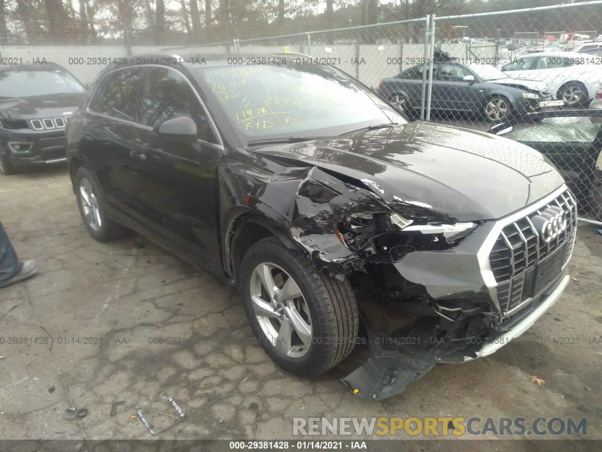 6 Photograph of a damaged car WA1AECF31L1022123 AUDI Q3 2020