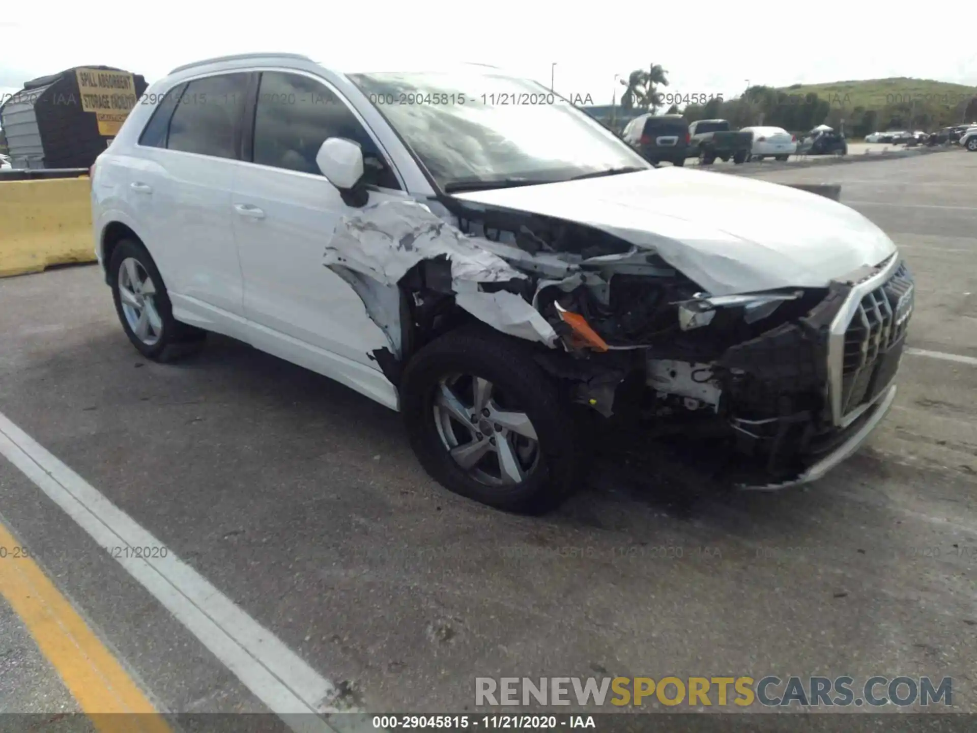 1 Photograph of a damaged car WA1AECF31L1031131 AUDI Q3 2020