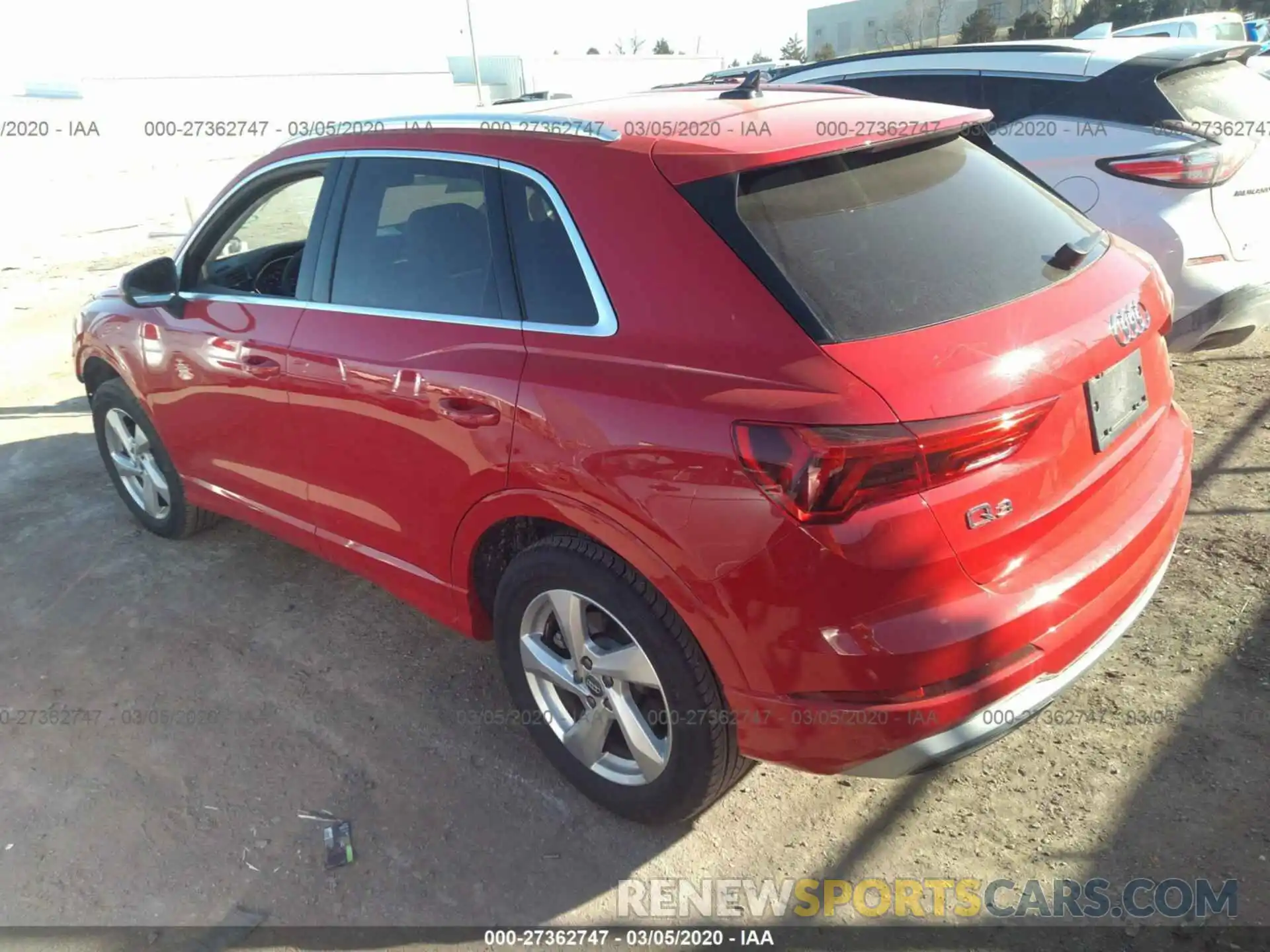 3 Photograph of a damaged car WA1AECF31L1035129 AUDI Q3 2020