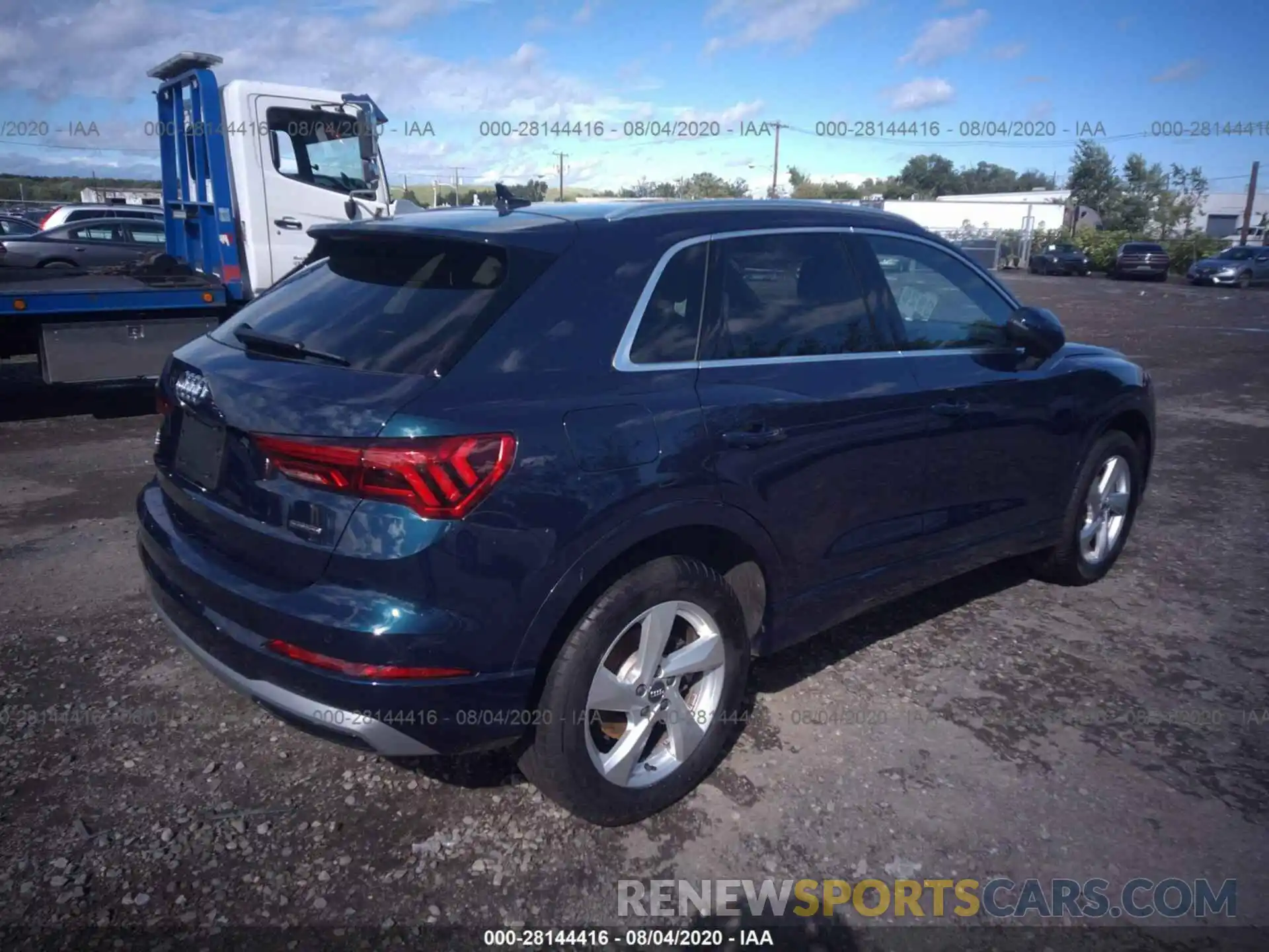 4 Фотография поврежденного автомобиля WA1AECF31L1041321 AUDI Q3 2020