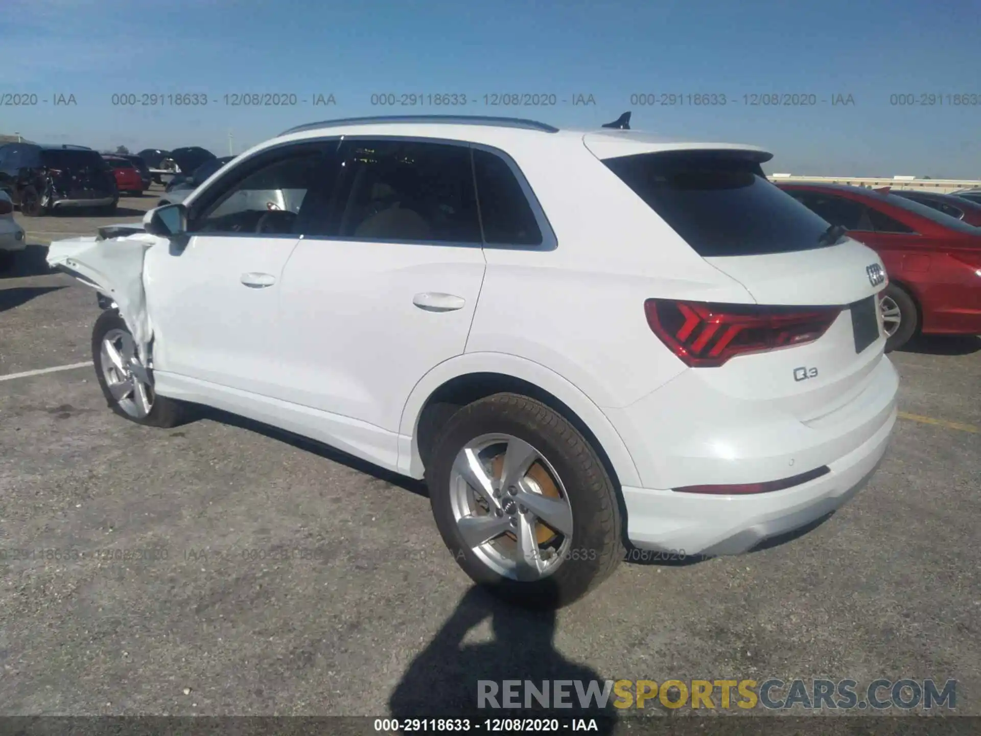 3 Photograph of a damaged car WA1AECF31L1071774 AUDI Q3 2020