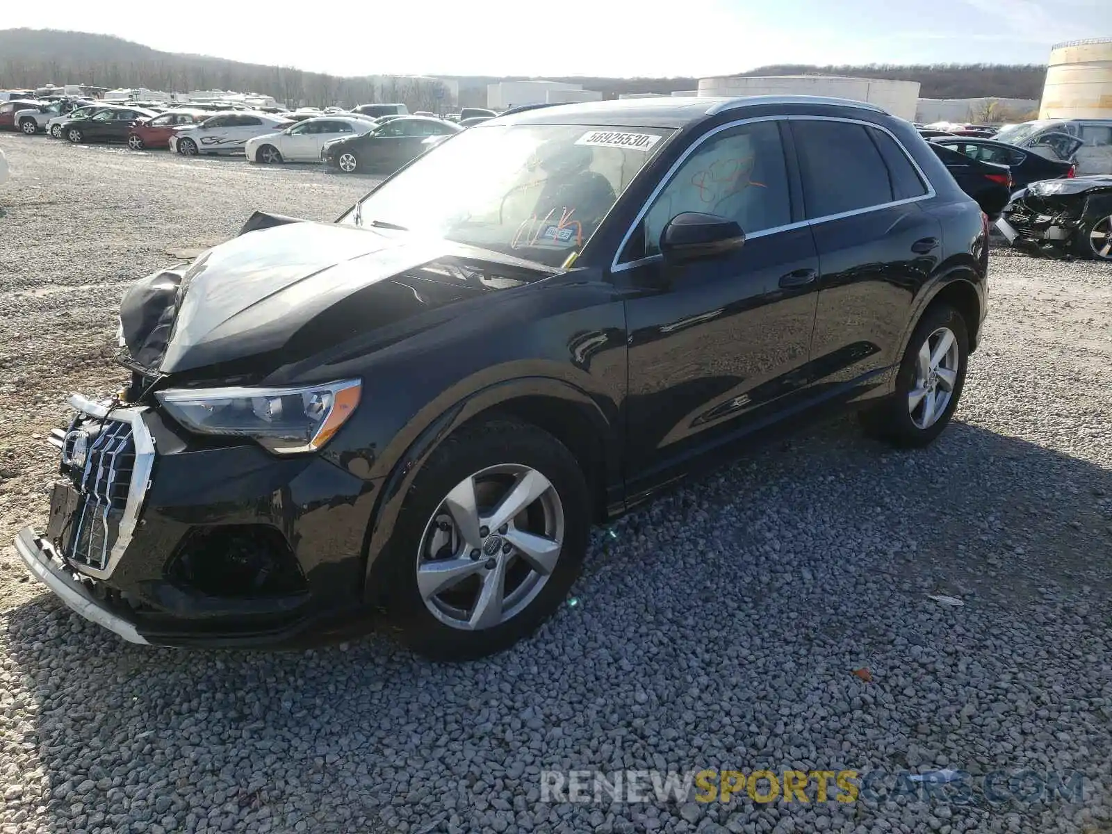 2 Photograph of a damaged car WA1AECF31L1111898 AUDI Q3 2020