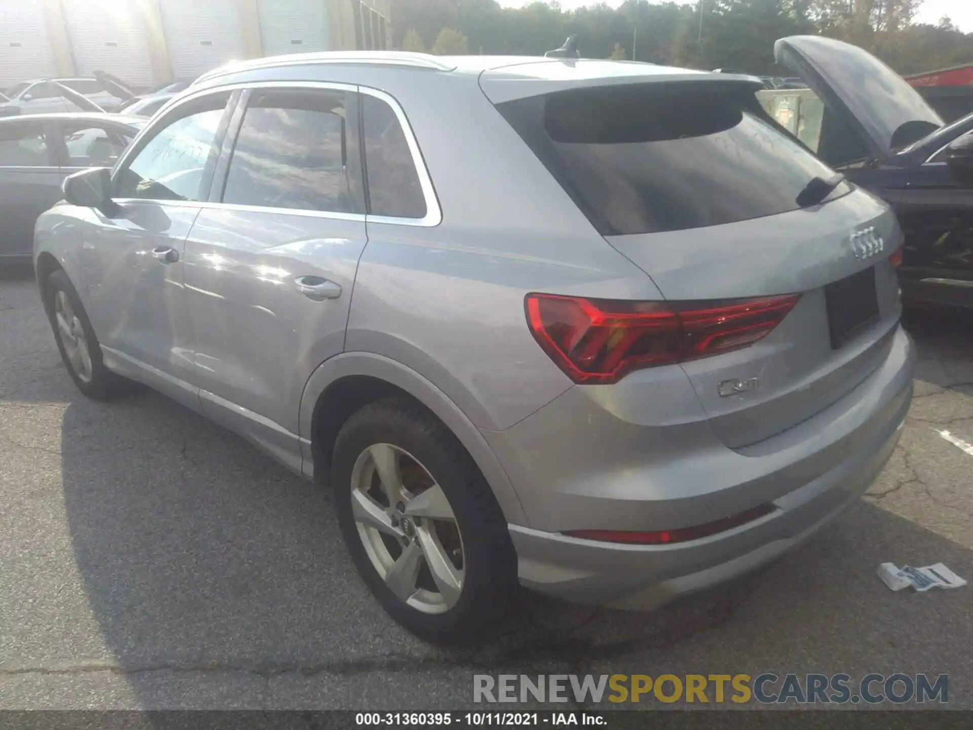 3 Фотография поврежденного автомобиля WA1AECF32L1023202 AUDI Q3 2020